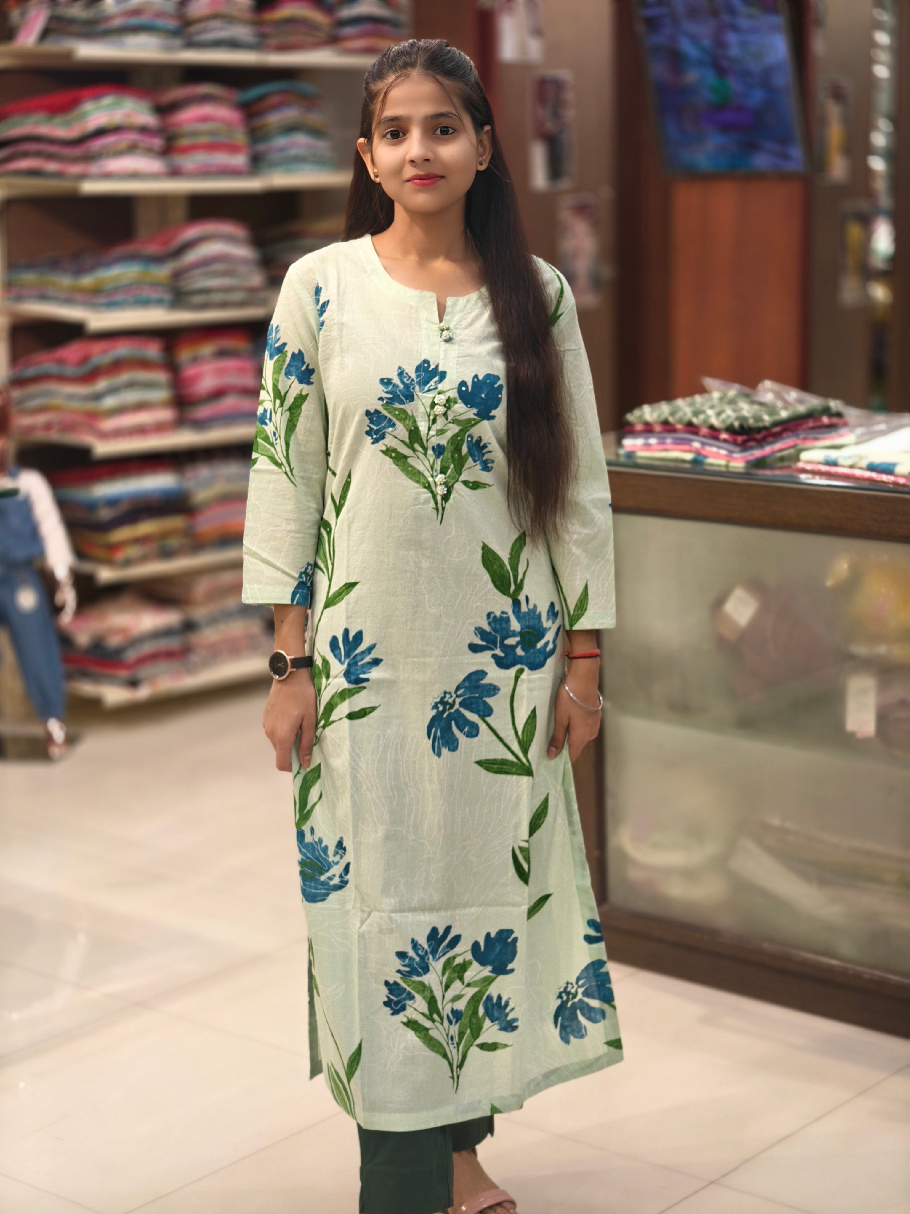 Pure Cotton Kurti 011495