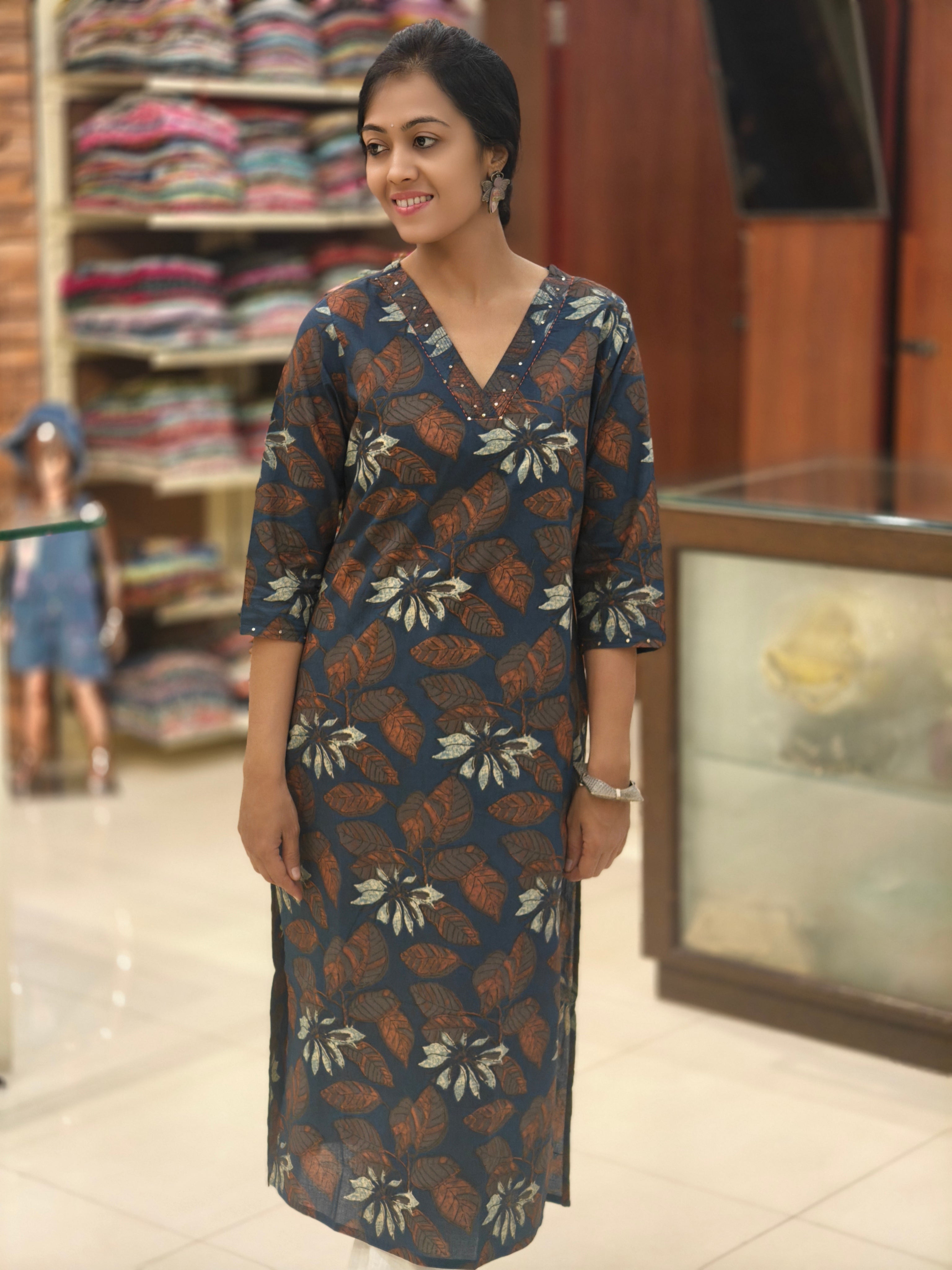 Pure Cotton Kurti 011958