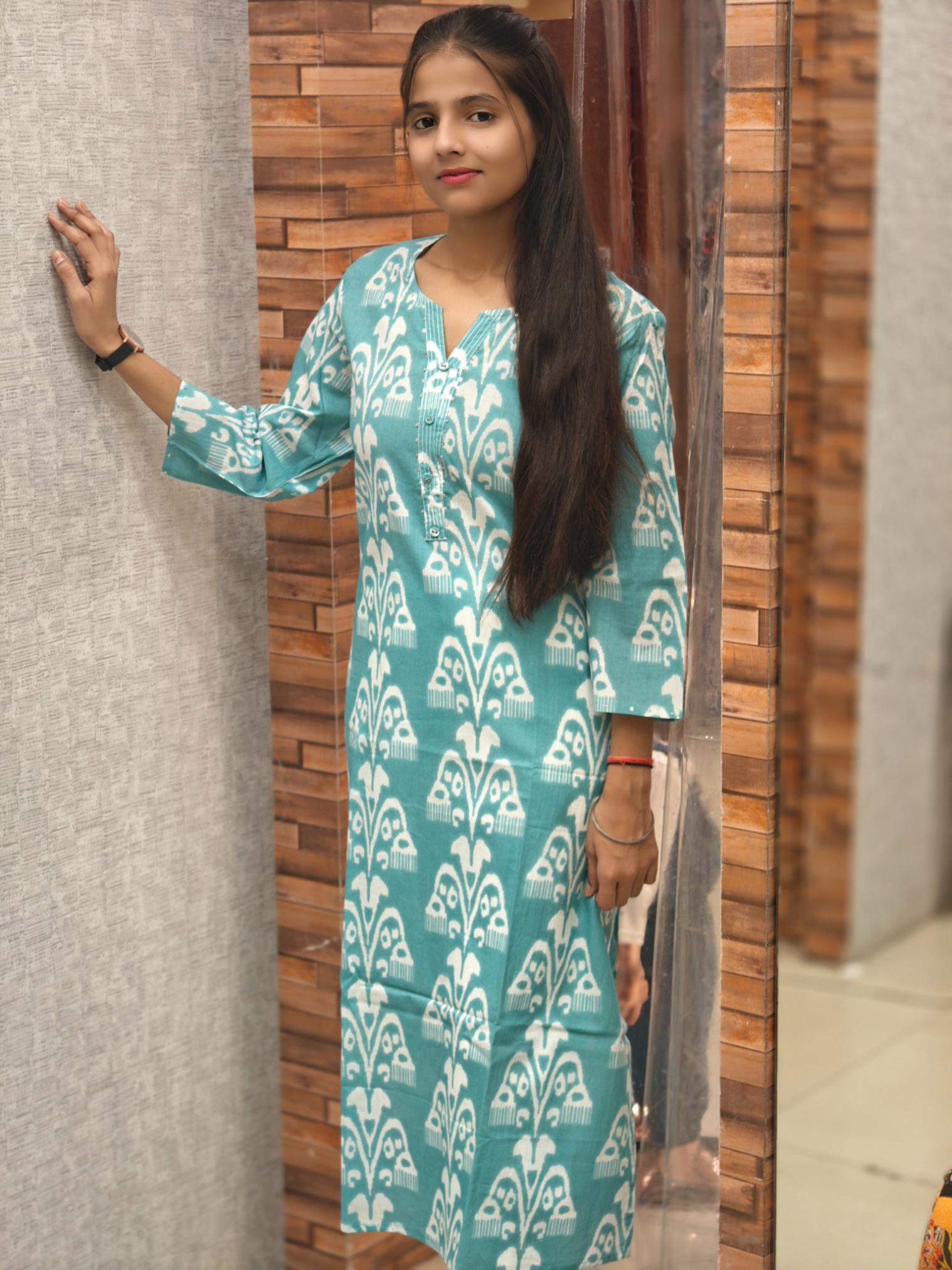 Pure Cotton Kurti 01503