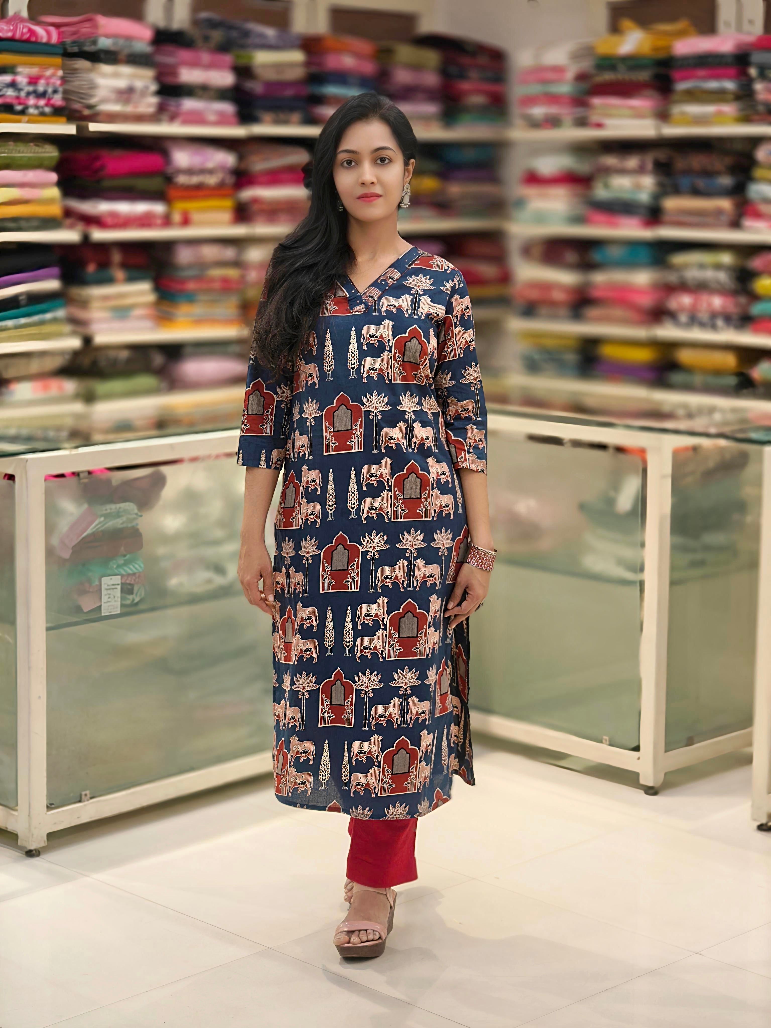 Pure Cotton Kurti 012766