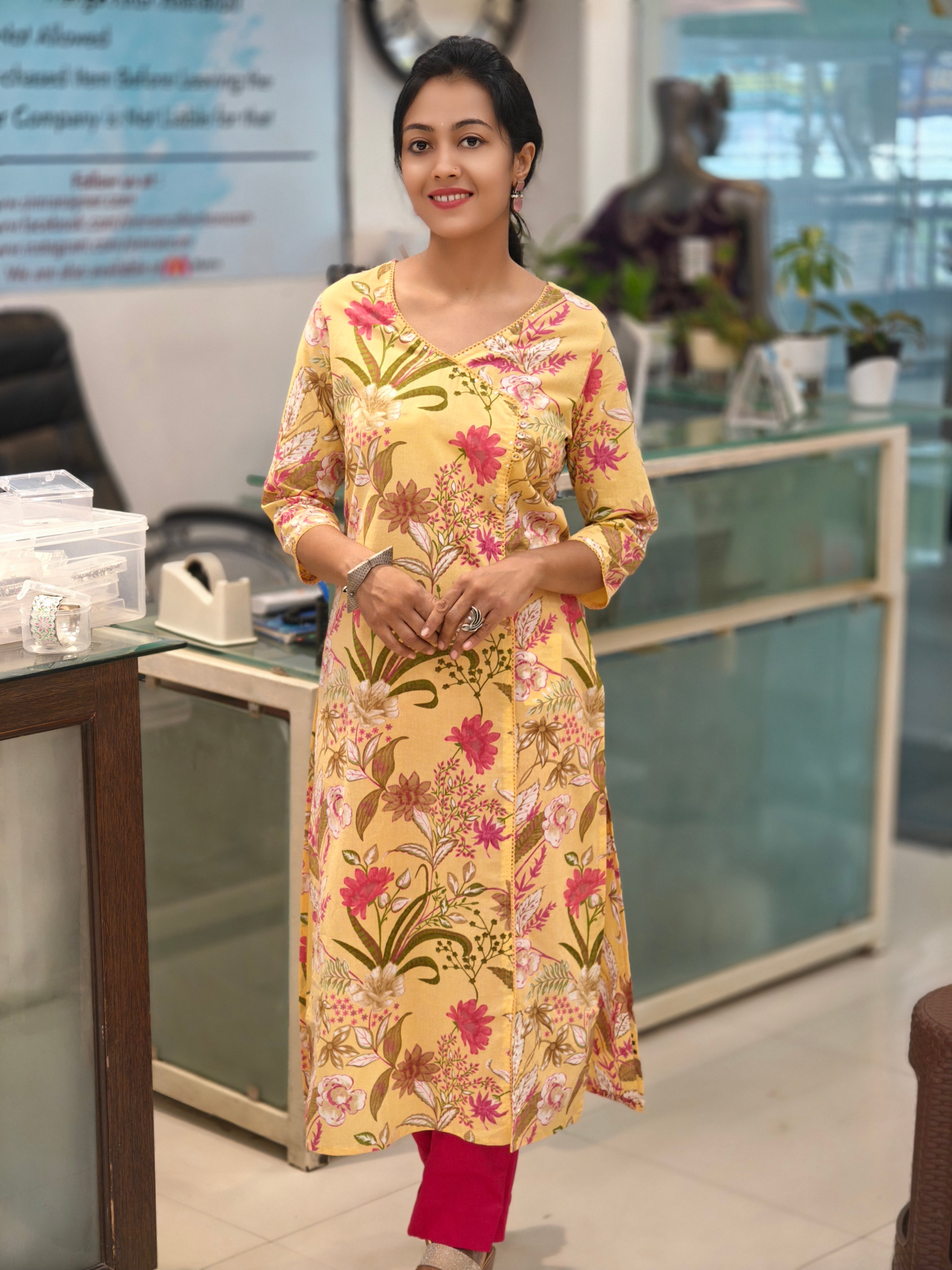 Pure Cotton Kurti 013059