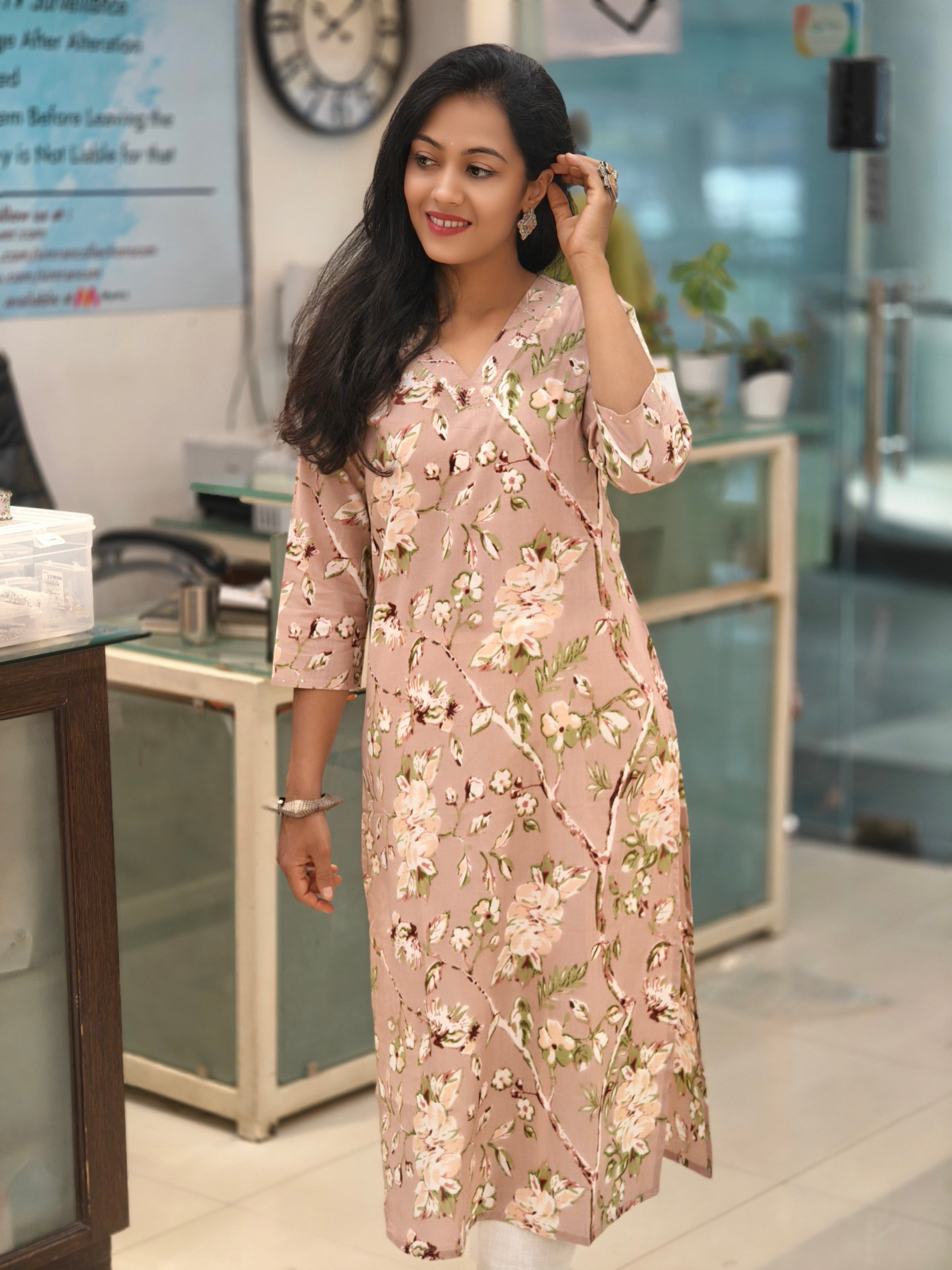 Pure Cotton Kurti 013061