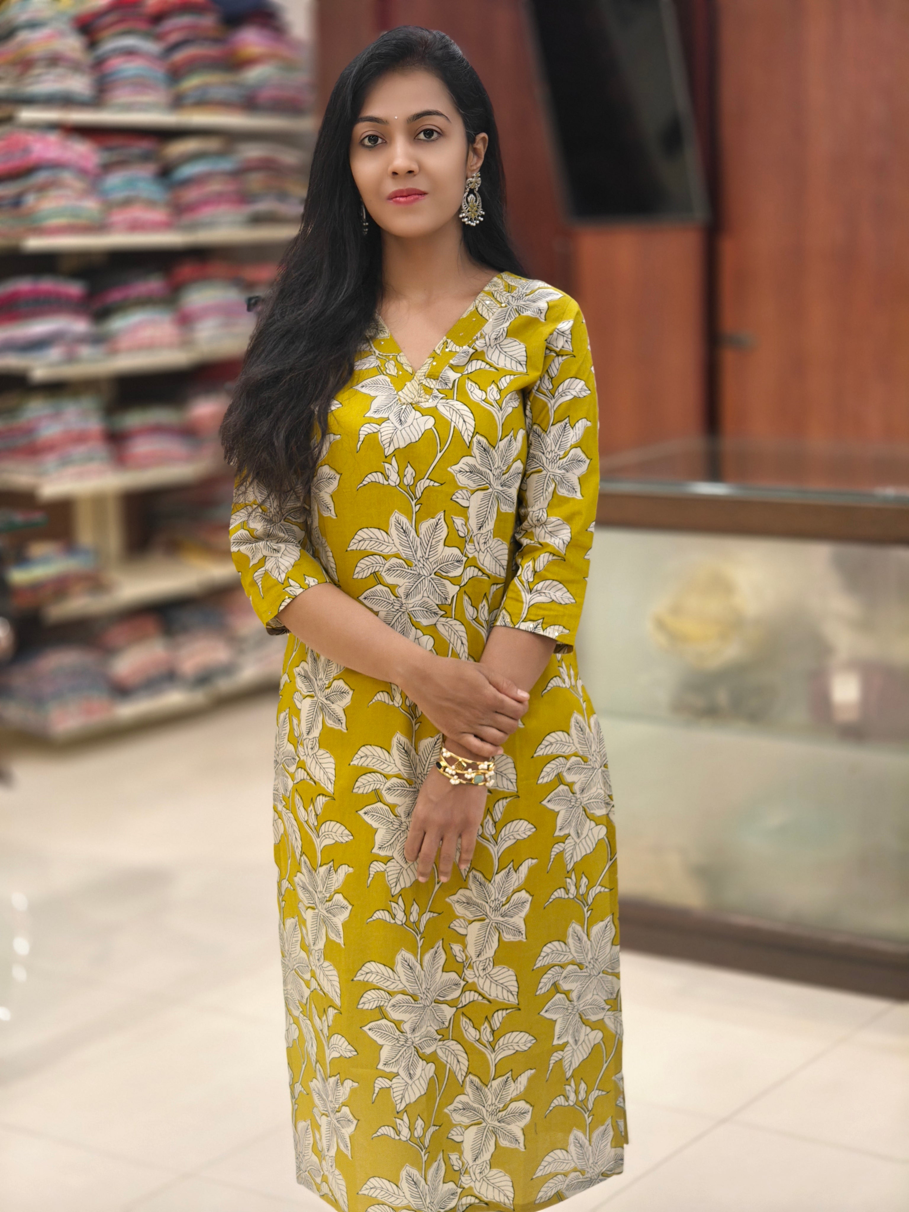 Pure Cotton Kurti 013066