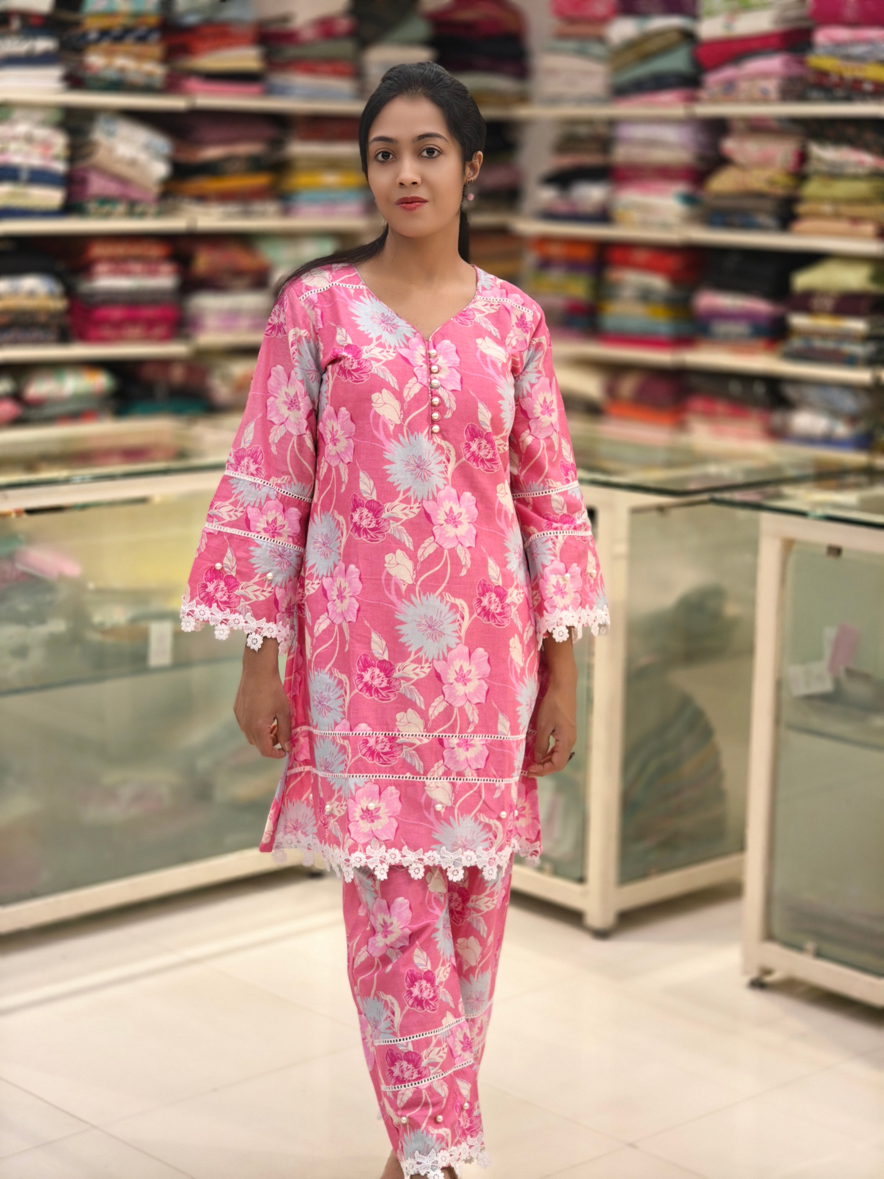 Pure Cotton Coord Set 013171