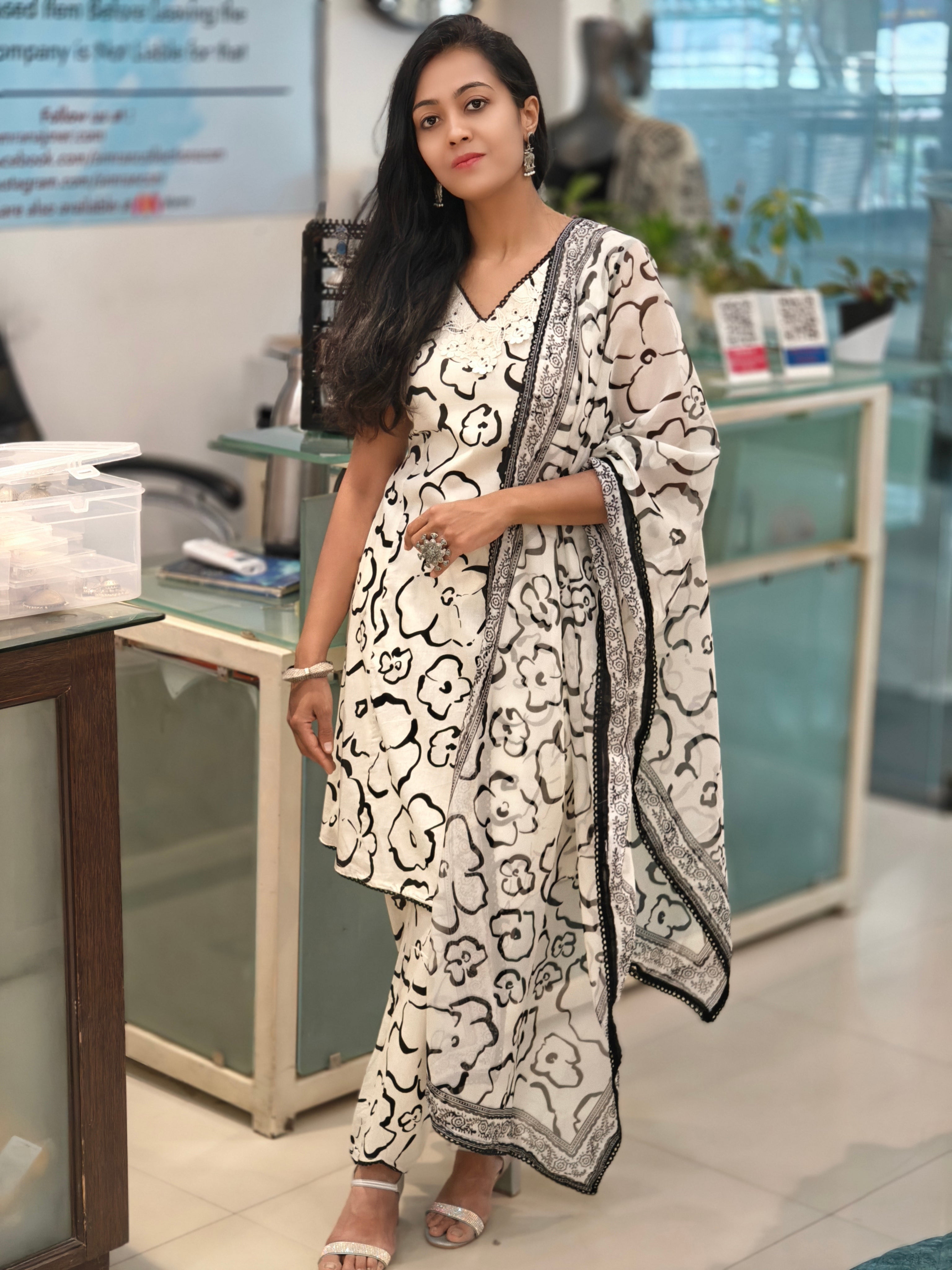 Pure Cotton Coord Set 013200