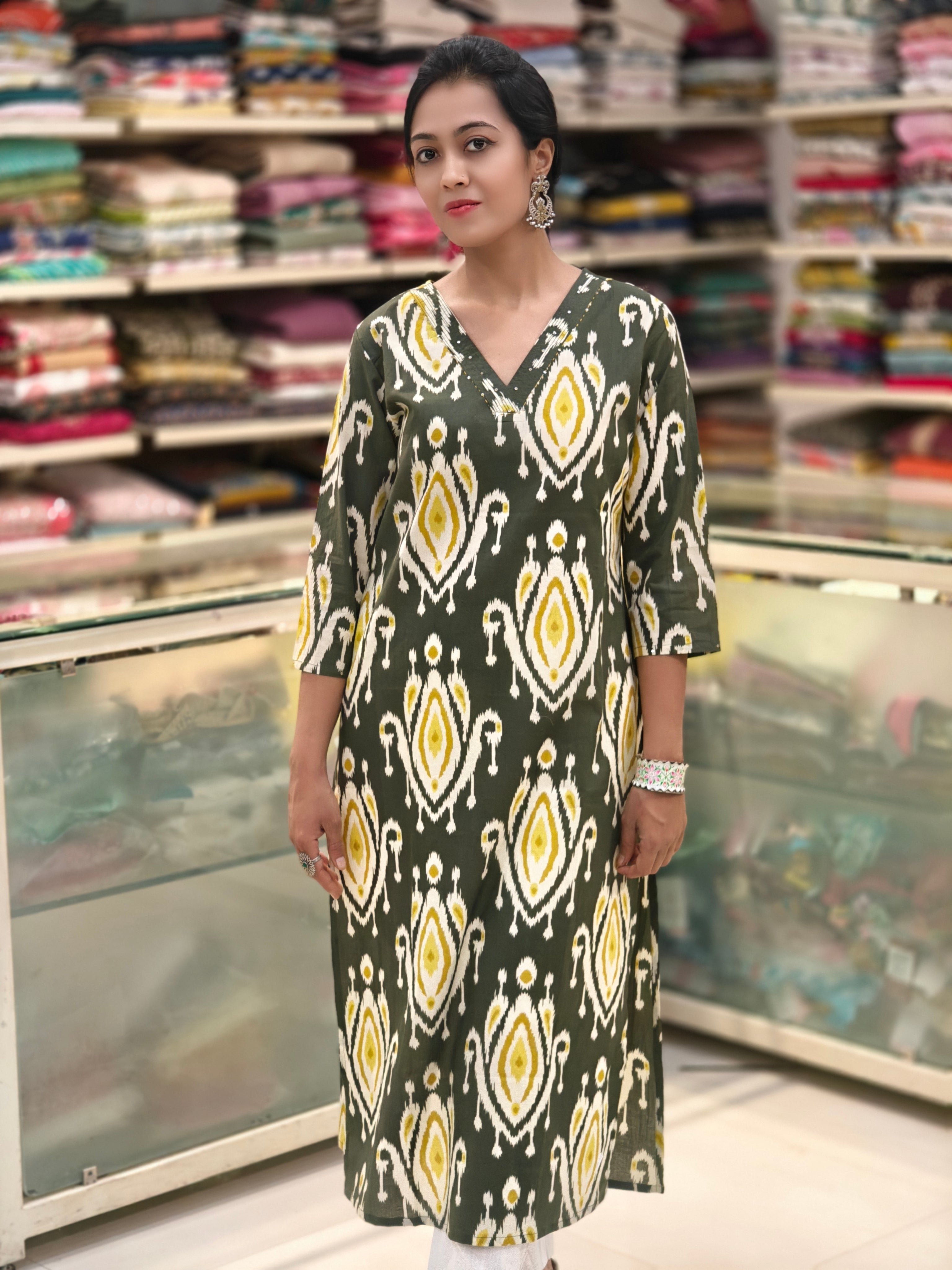 Pure Cotton Kurti 013262