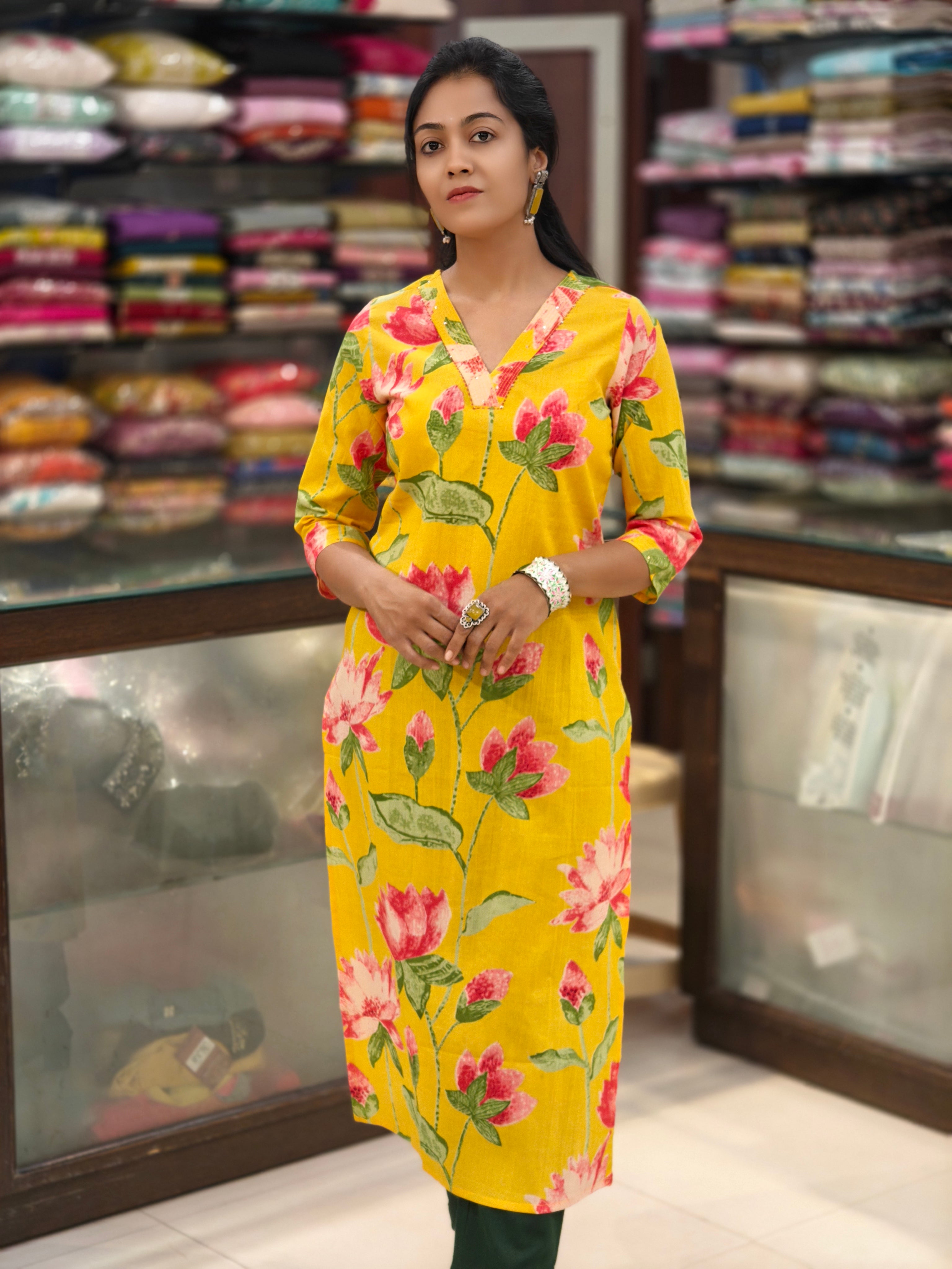 Pure Cotton Kurti 013269