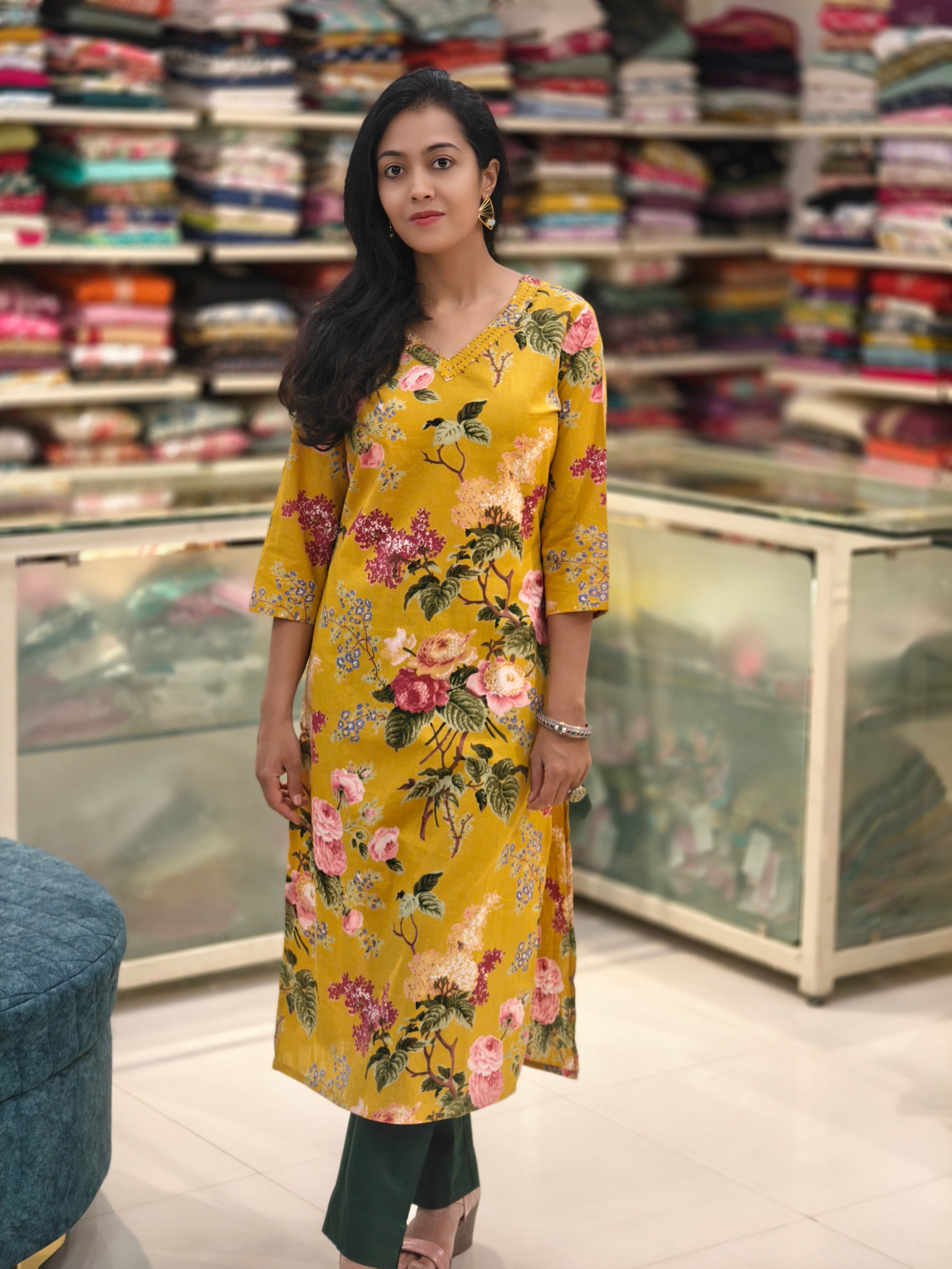 Pure Cotton Kurti 013272