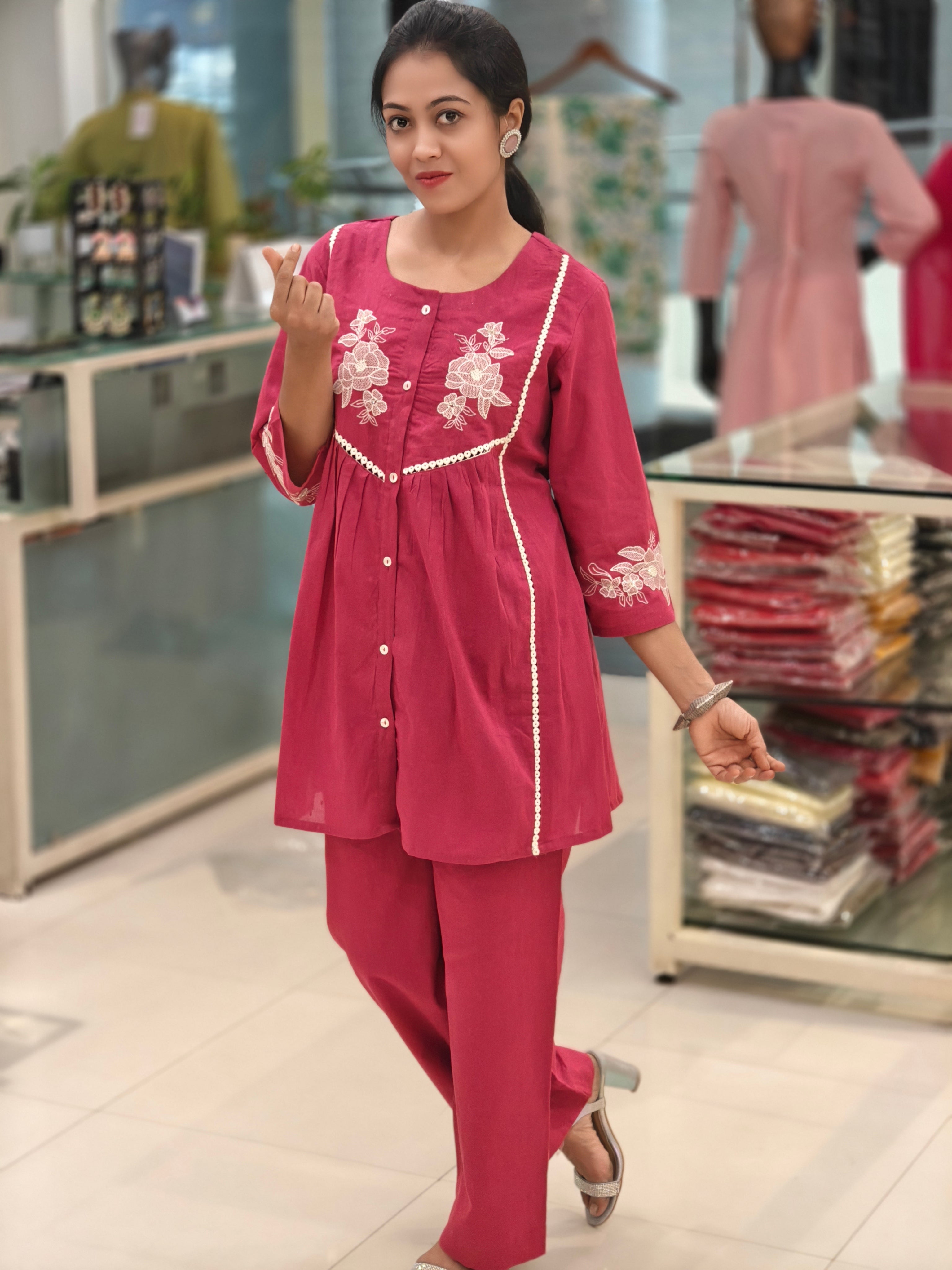 Pure Cotton Coord Set 013290