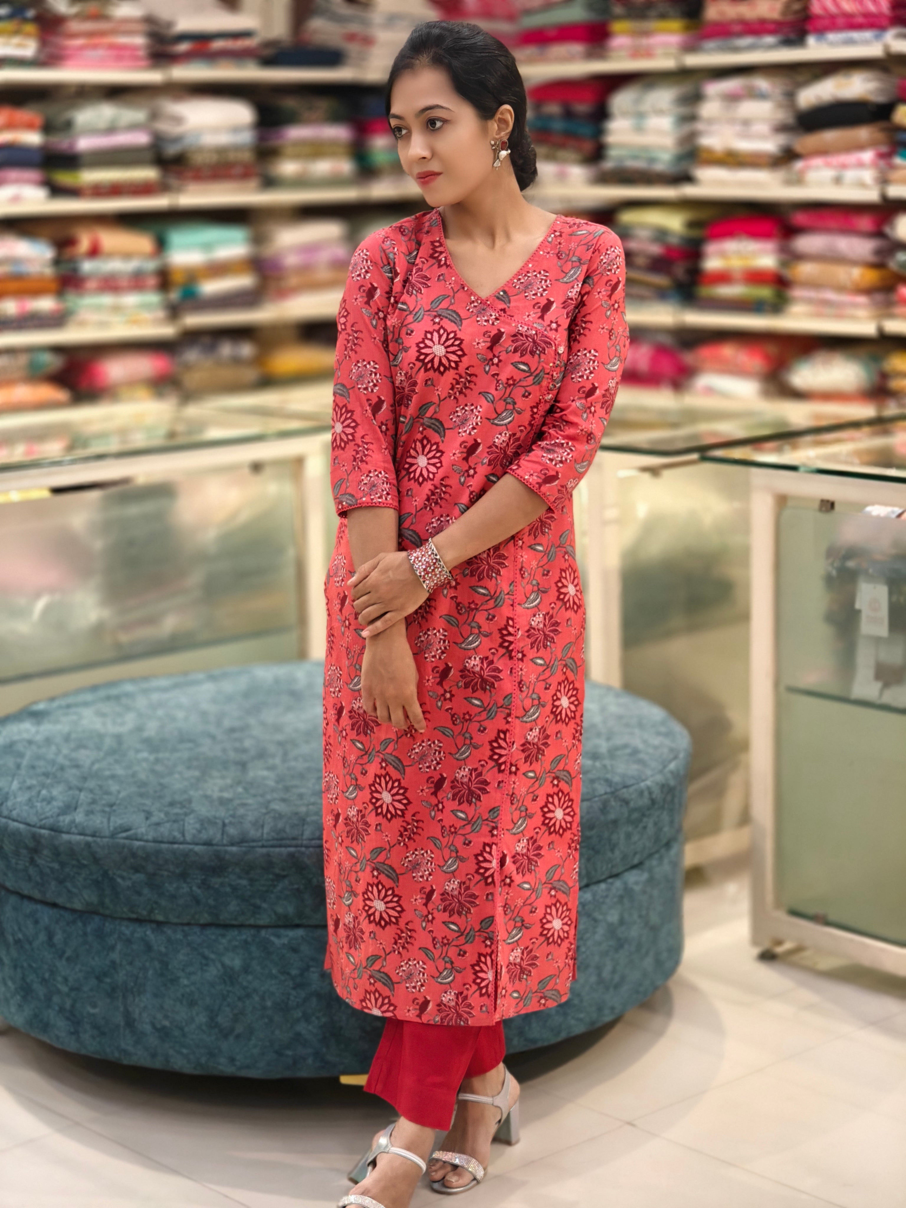 Pure Cotton Kurti 013437