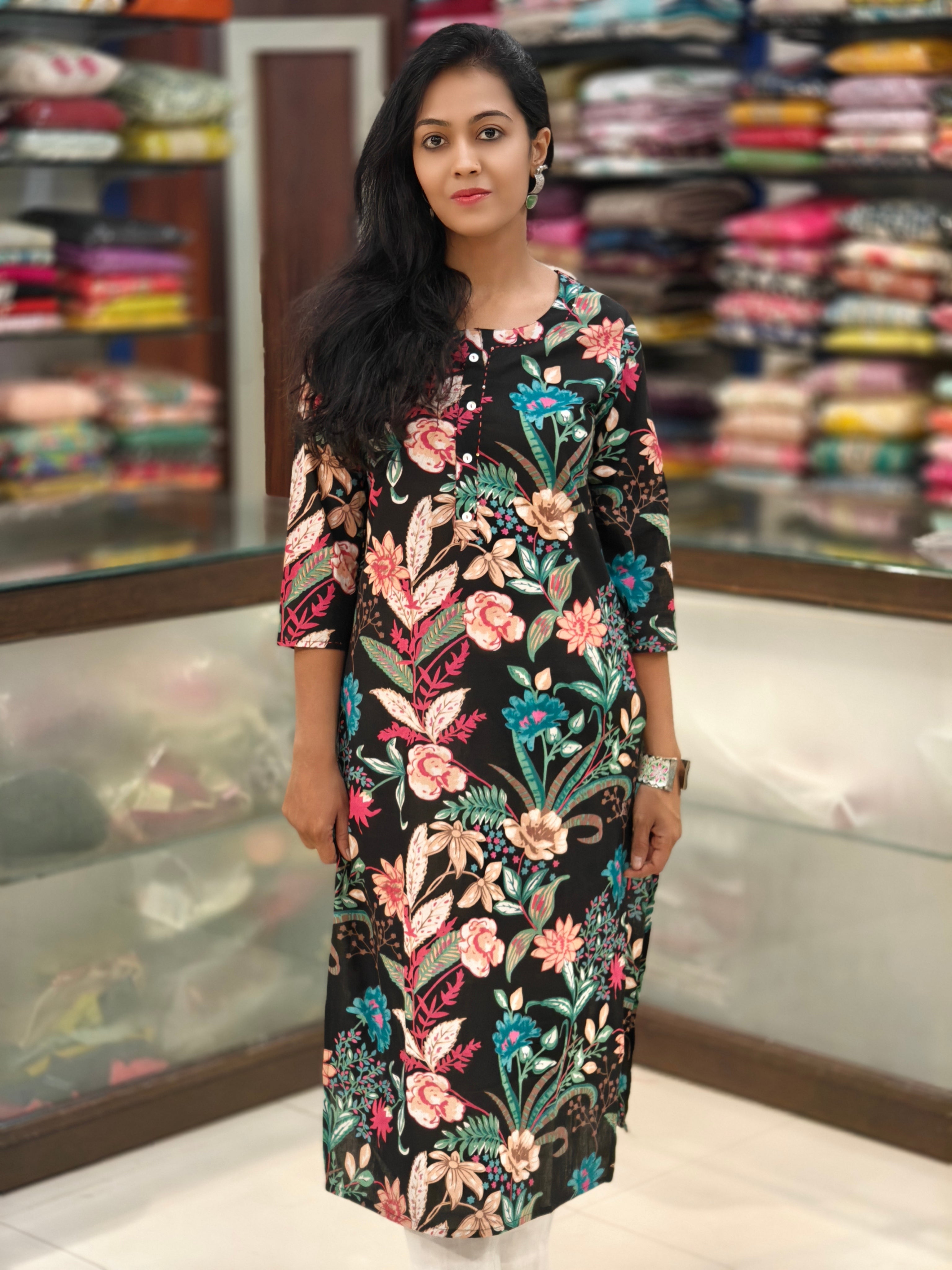 Pure Cotton Kurti 013442