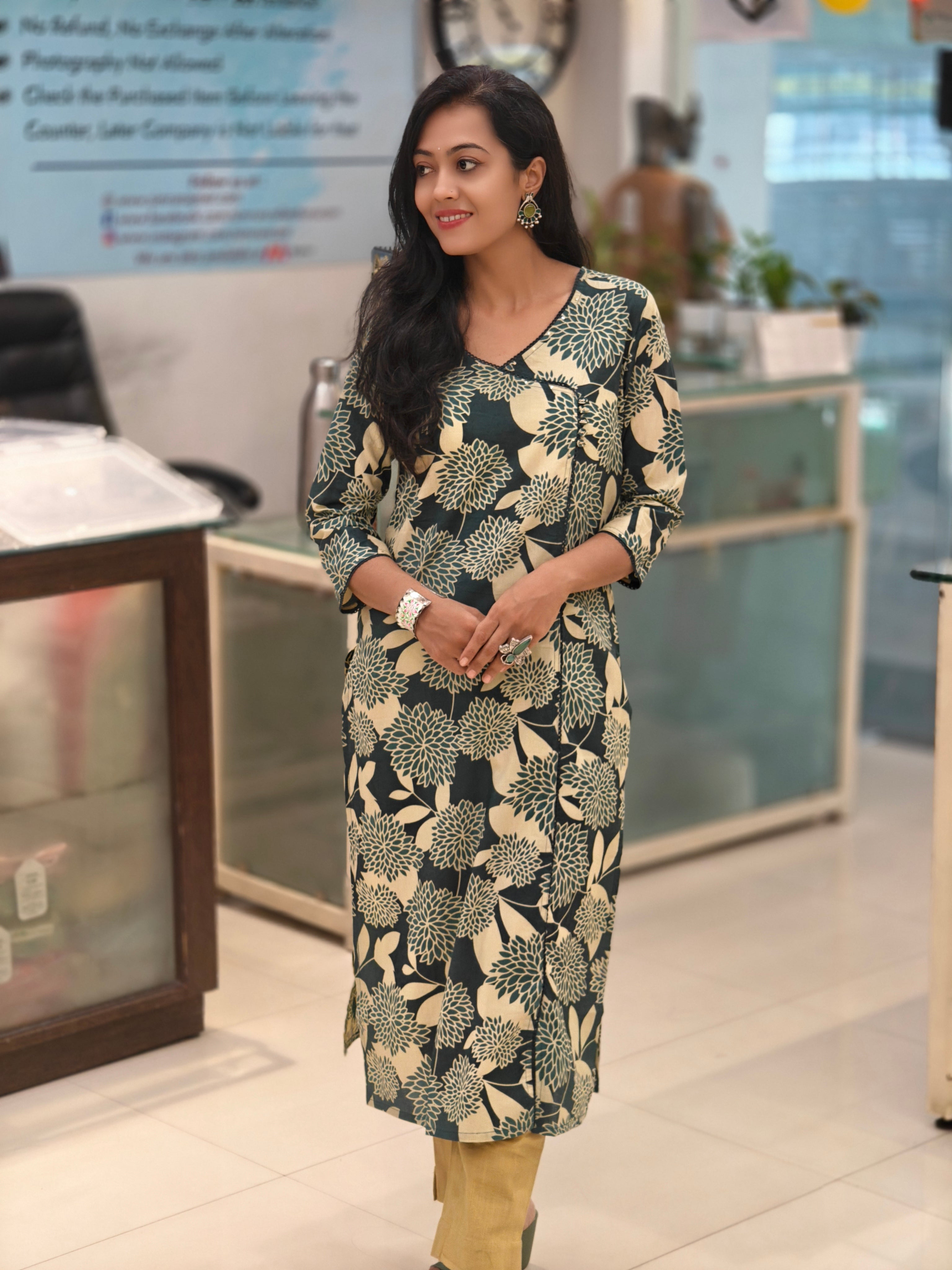 Pure Cotton Kurti 013444