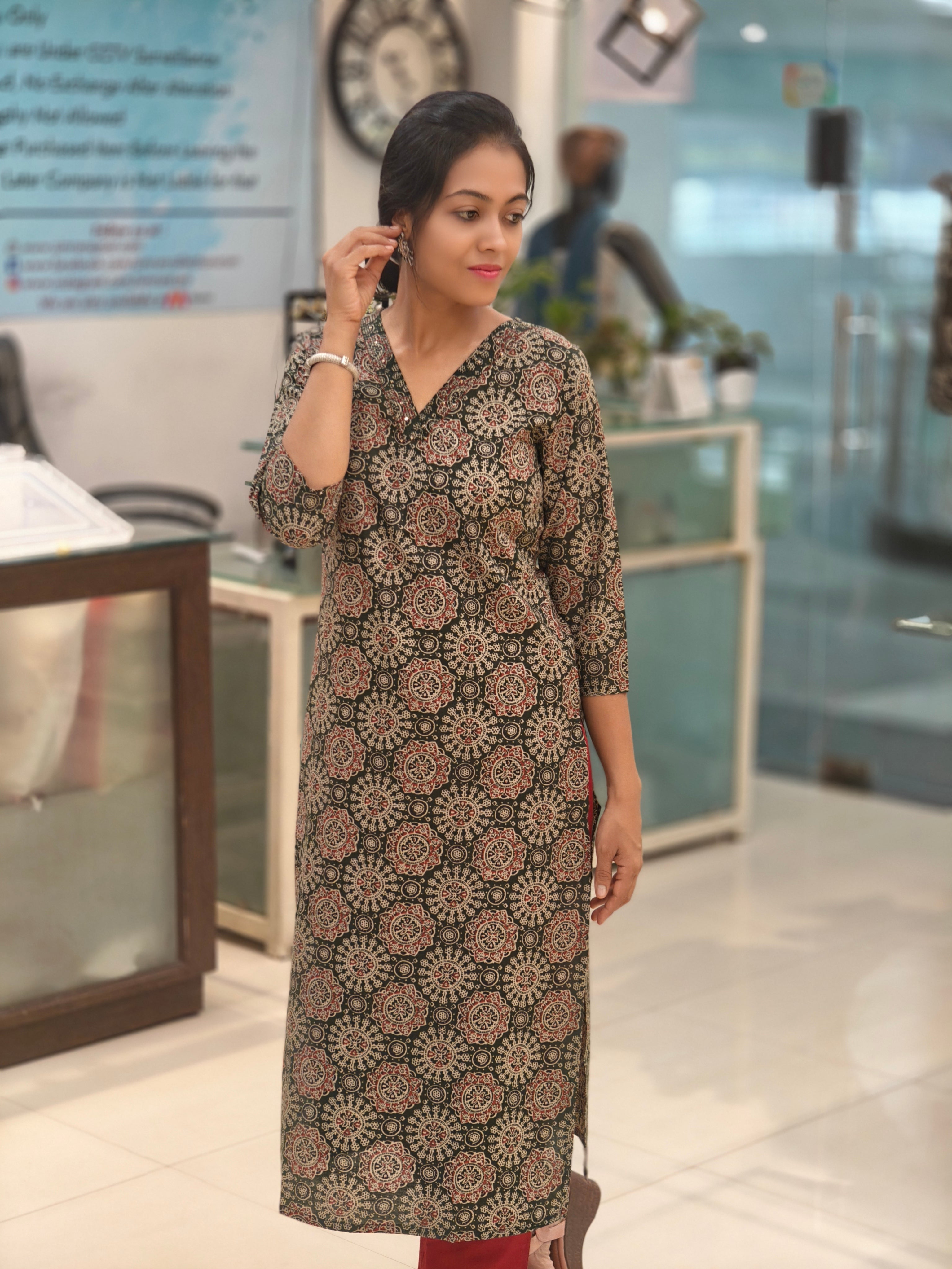 Pure Cotton Kurti 013581