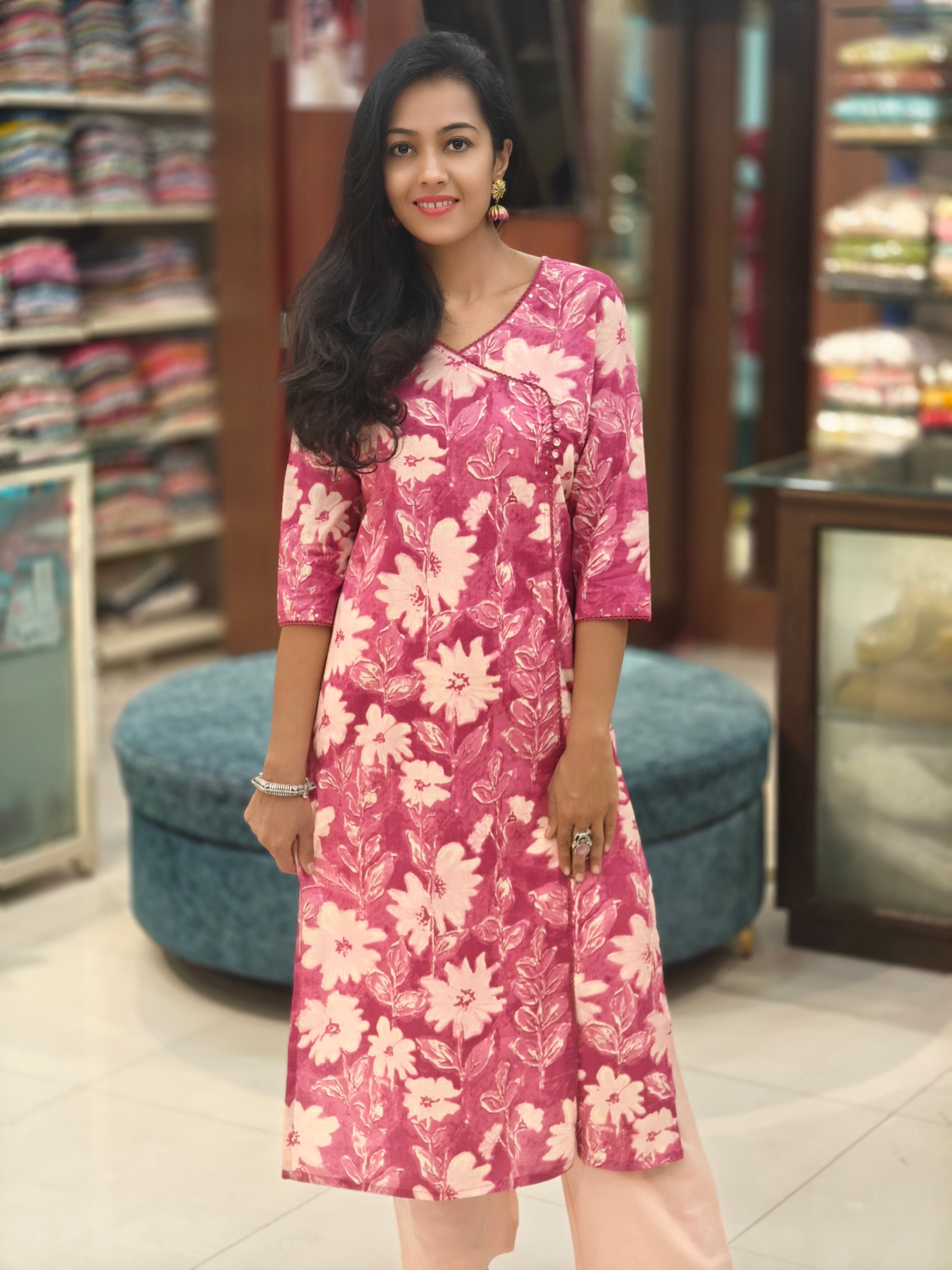 Pure Cotton Kurti 013582