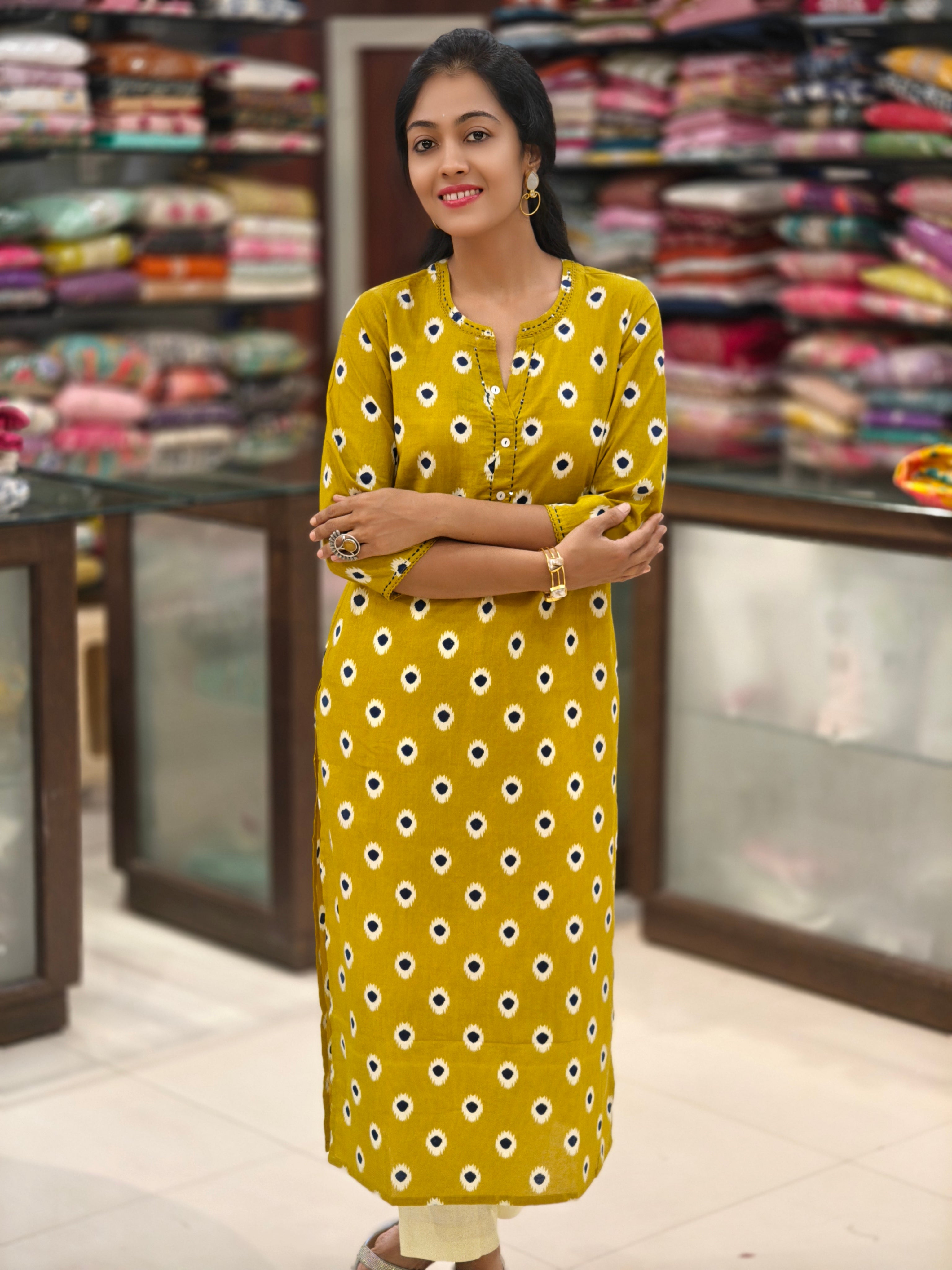 Pure Cotton Kurti 013584