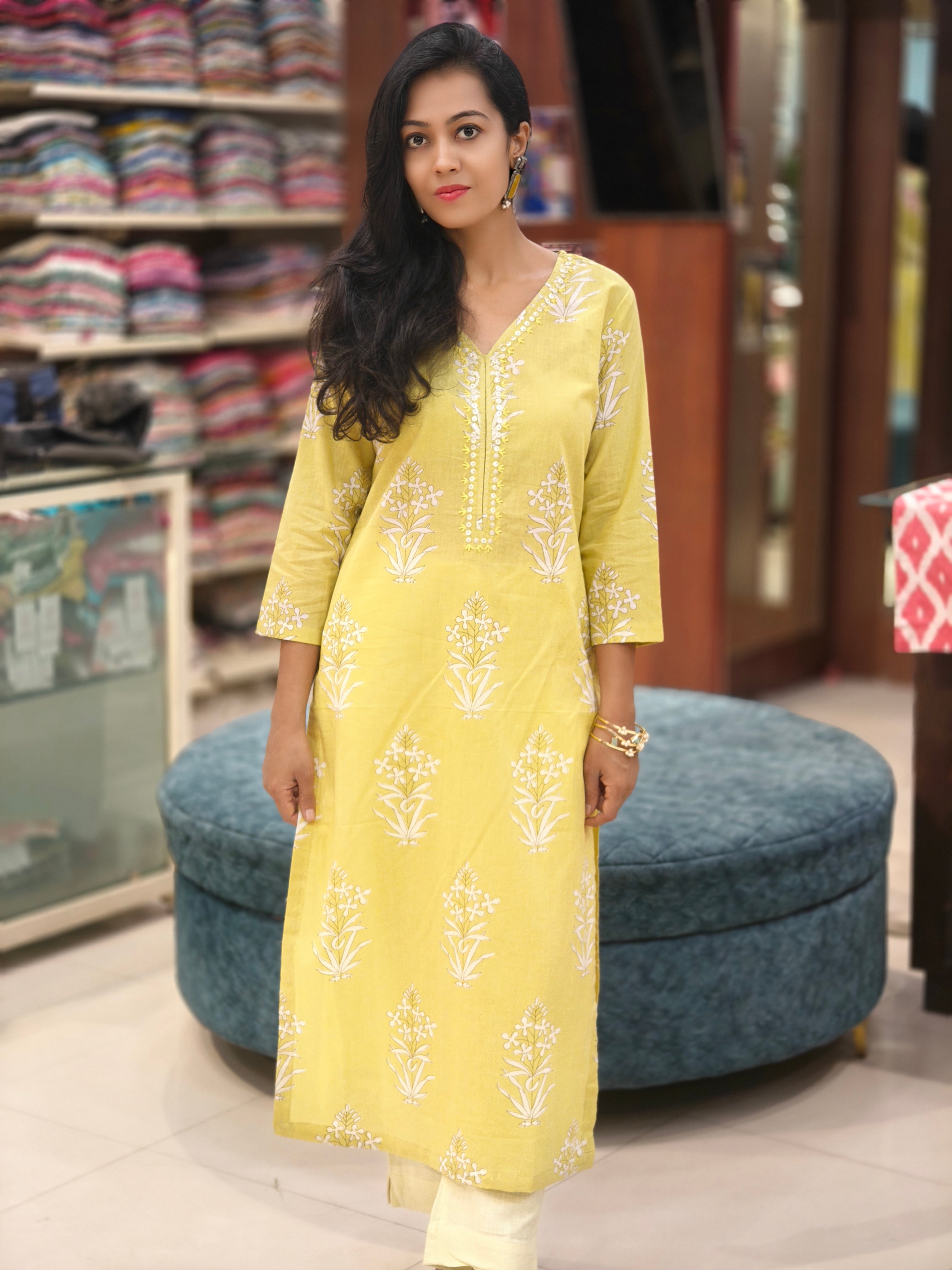 Pure Cotton Kurti 013587