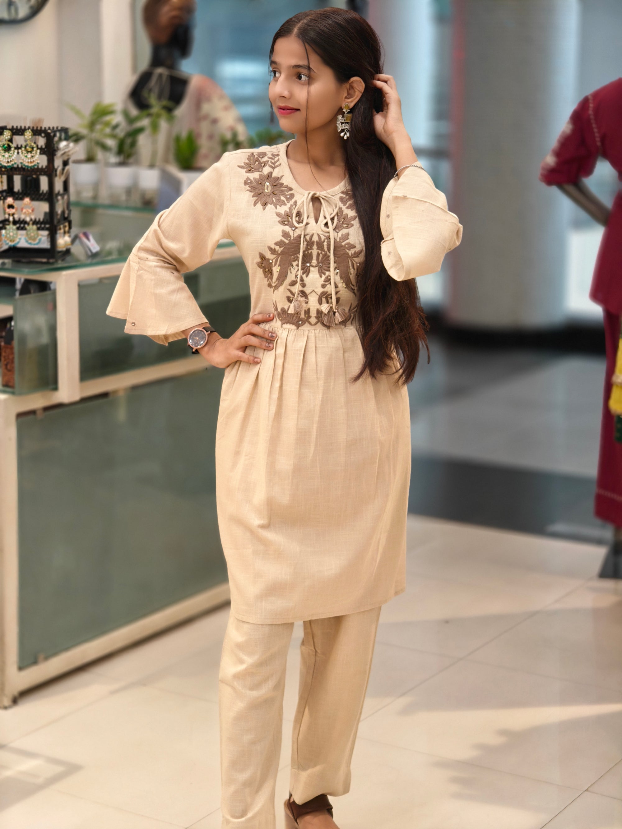 Linen Cotton Co-ord Set 013775