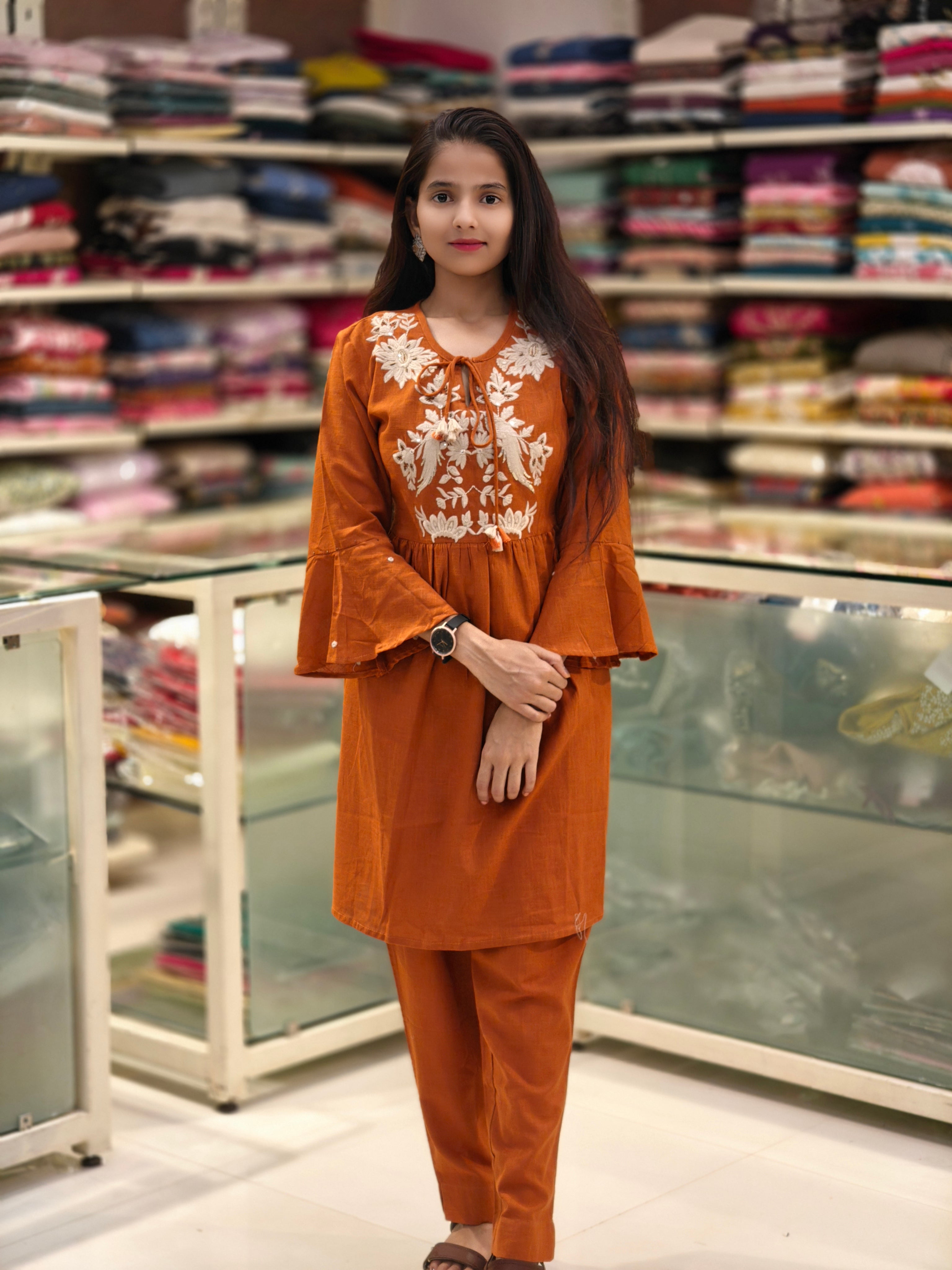 Linen Cotton Co-ord Set 013776