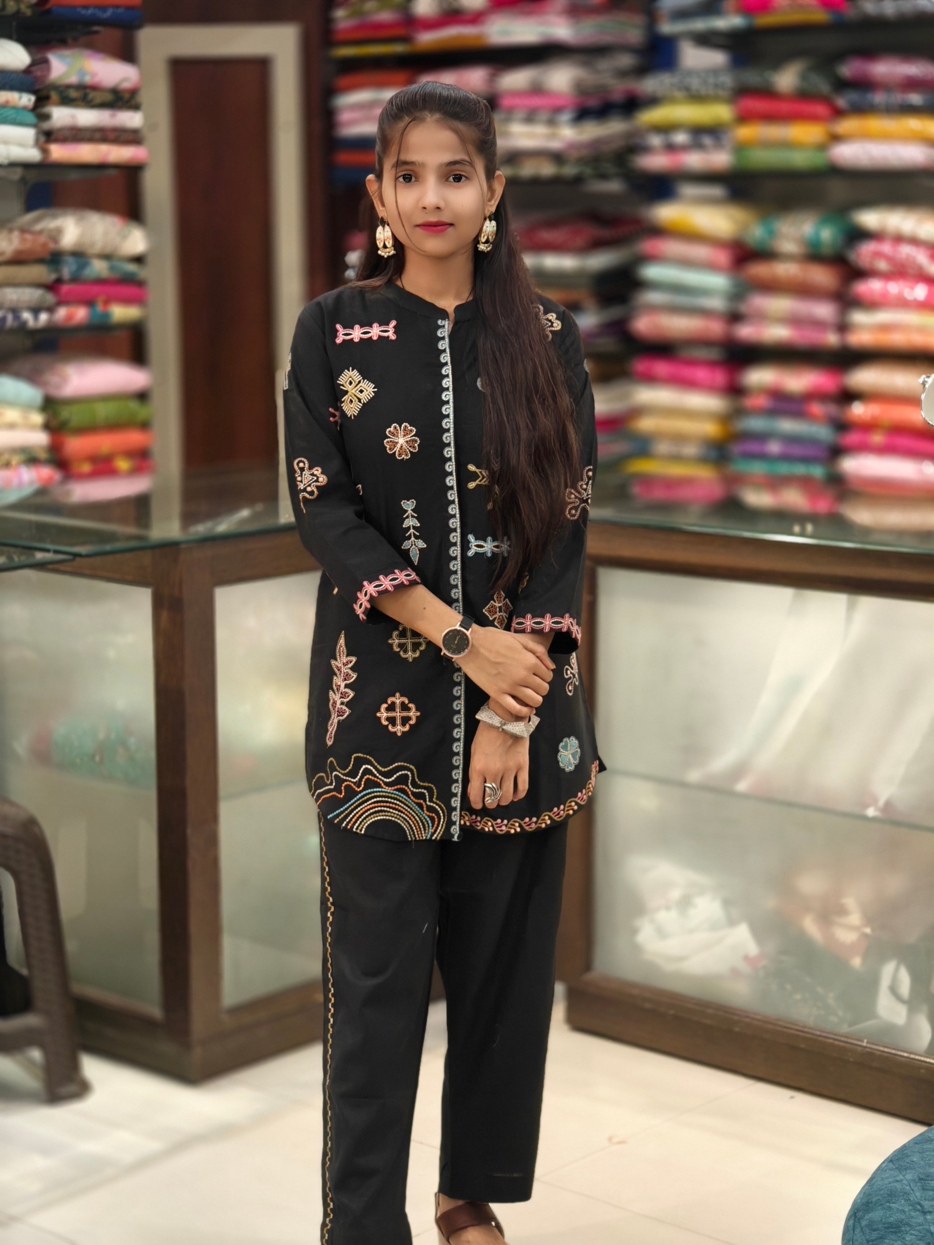 Linen Cotton Co-ord Set 013807