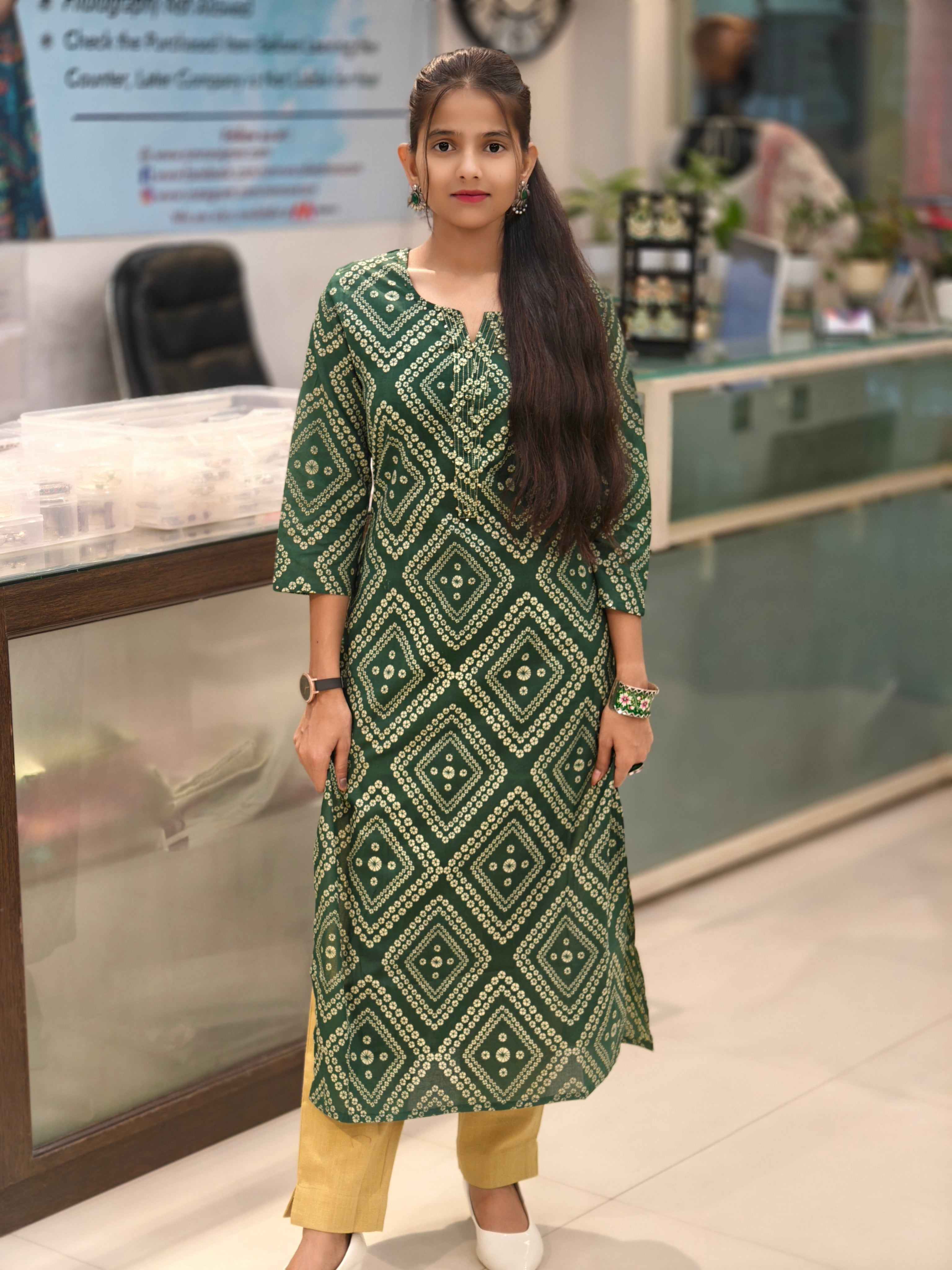 Pure Cotton Kurti 013814