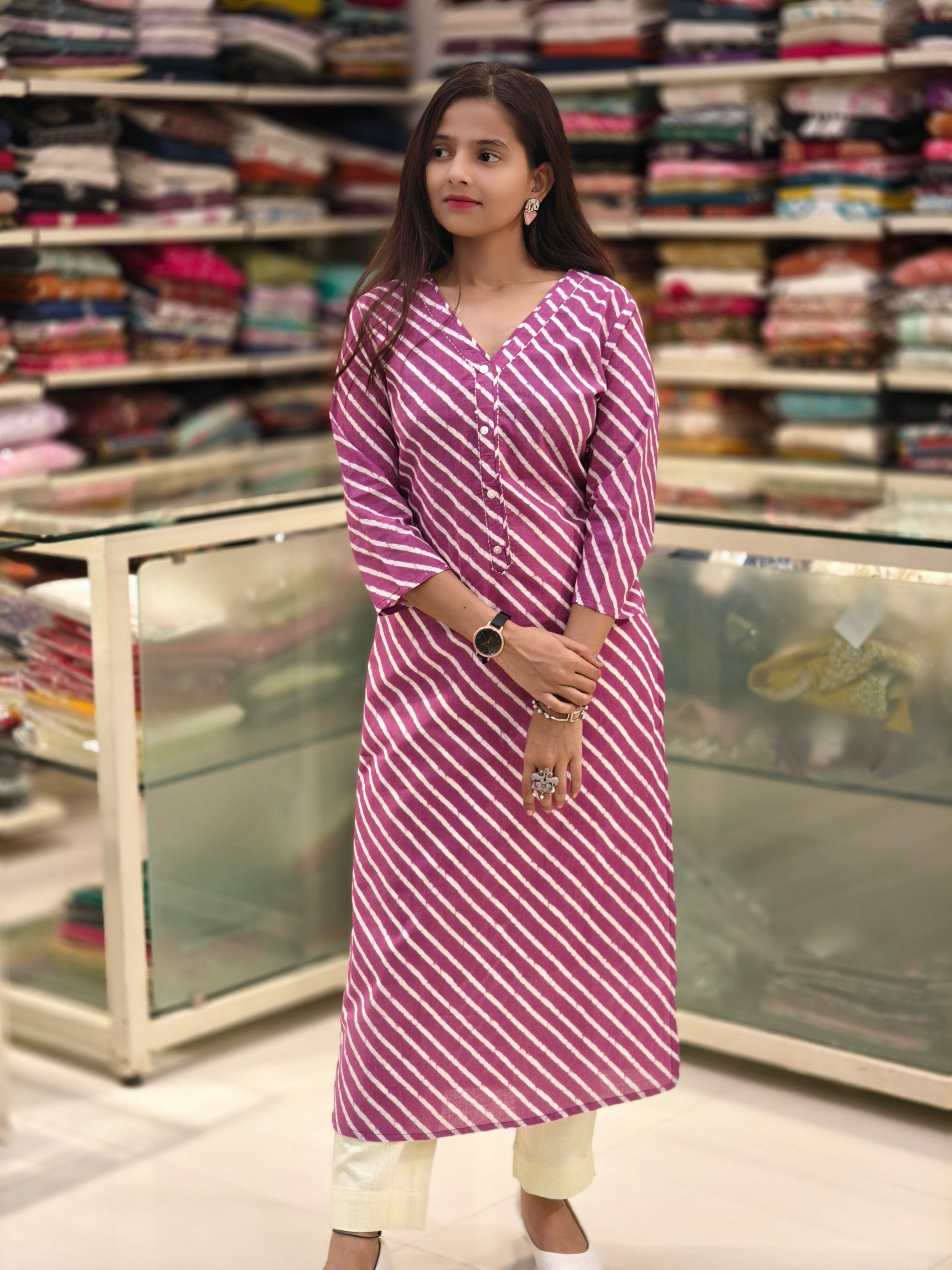 Pure Cotton Kurti 013816