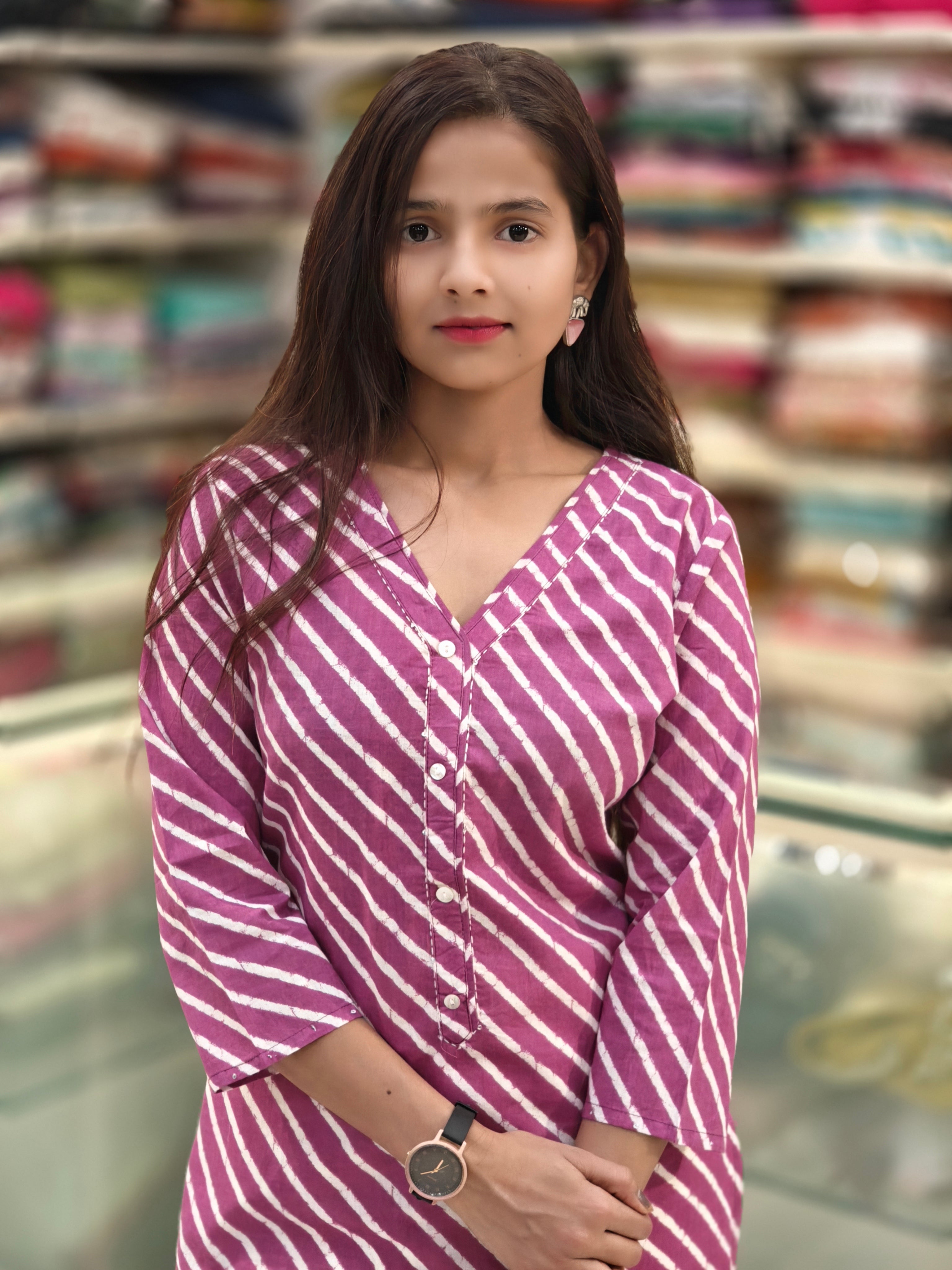 Pure Cotton Kurti 013816