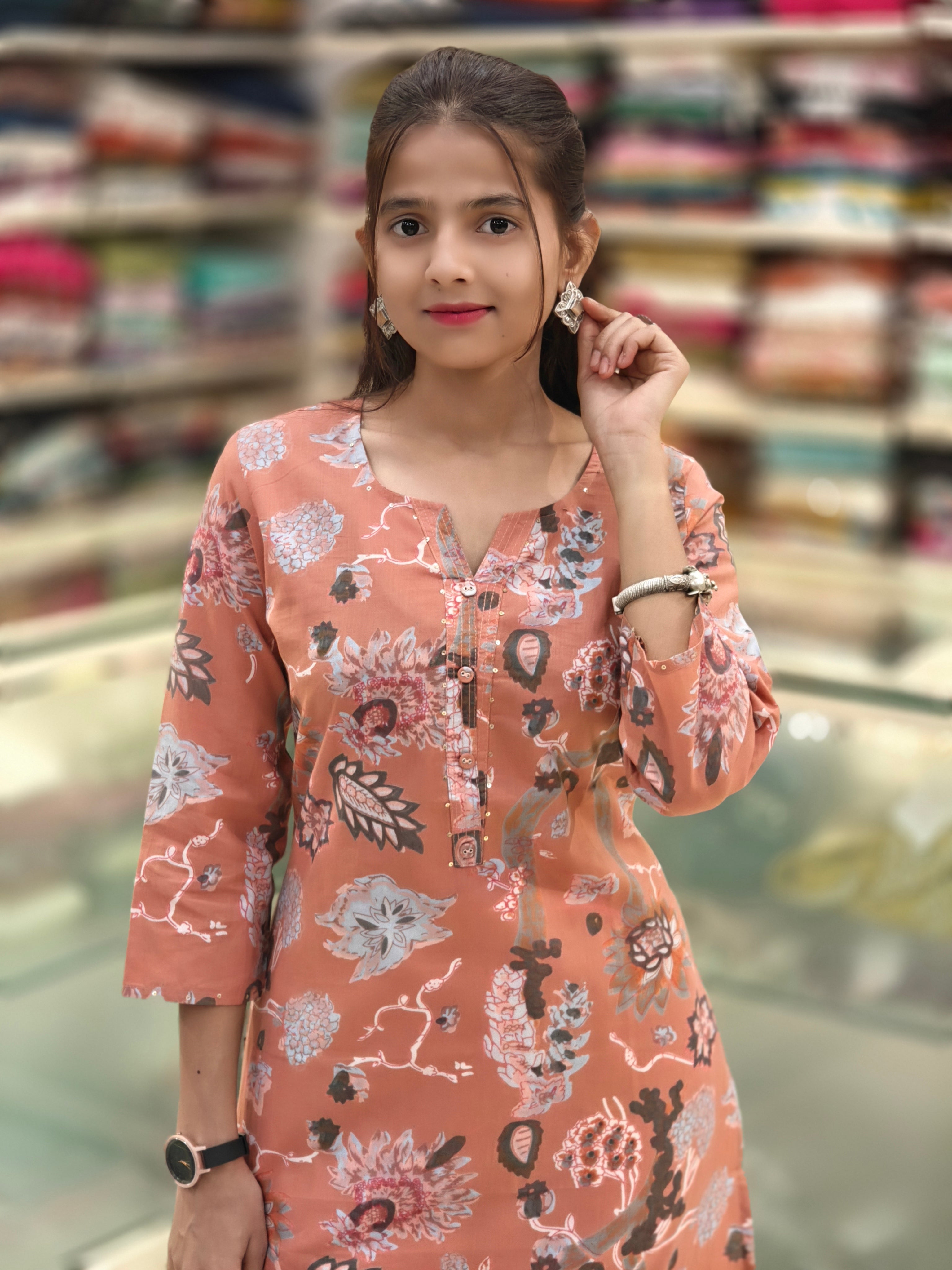 Pure Cotton Kurti 013820