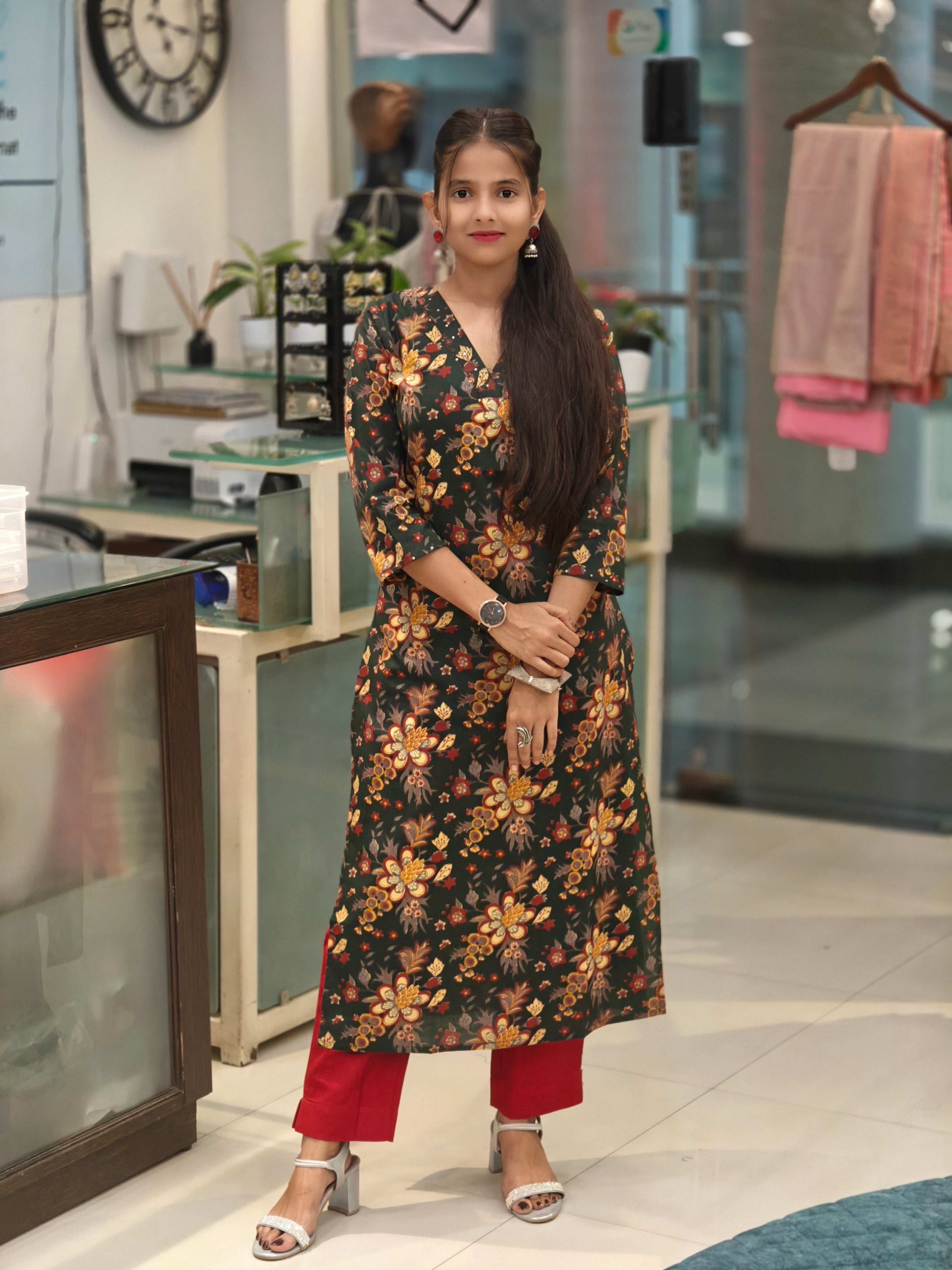 Pure Cotton Kurti 013825