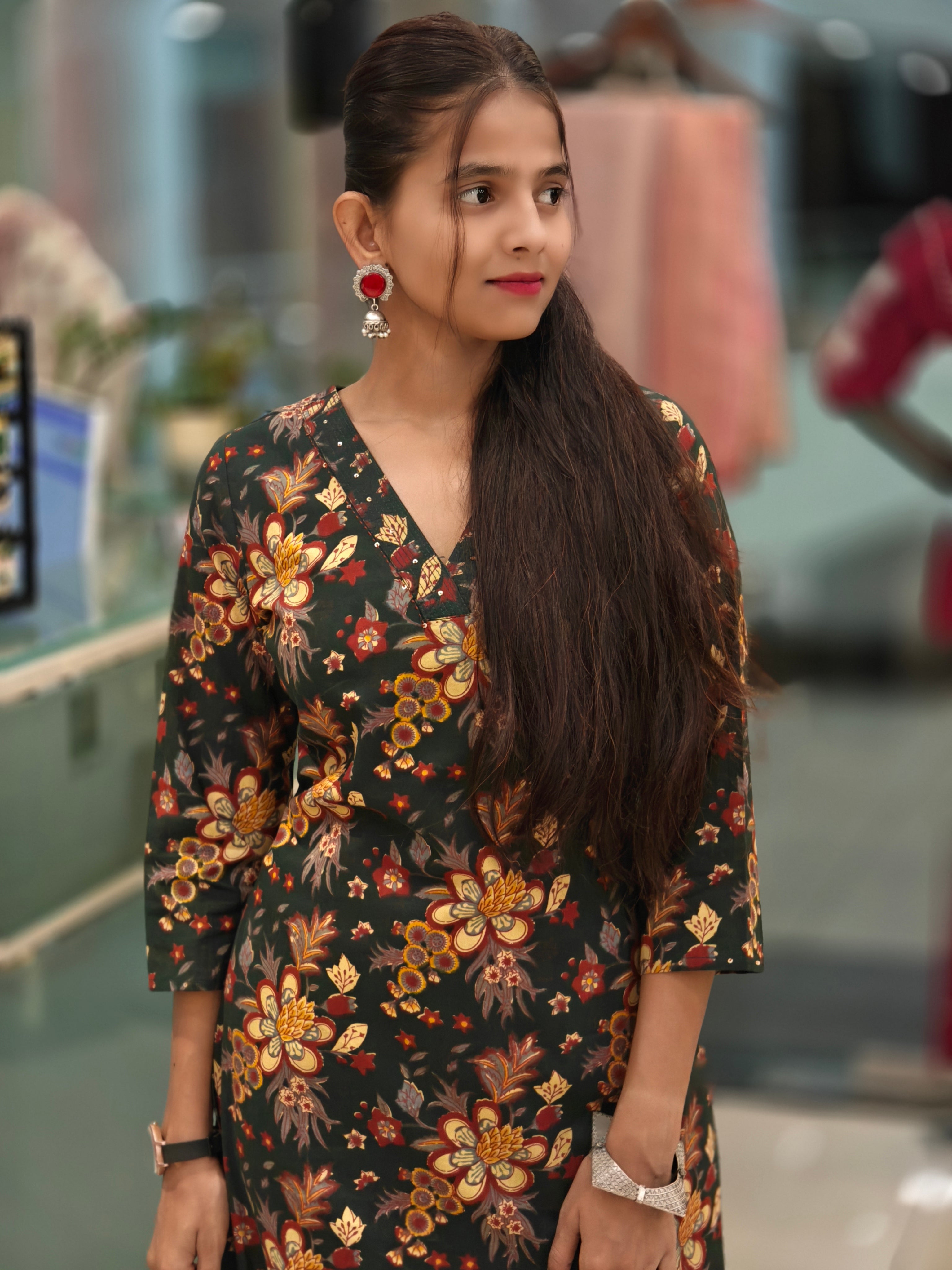 Pure Cotton Kurti 013825