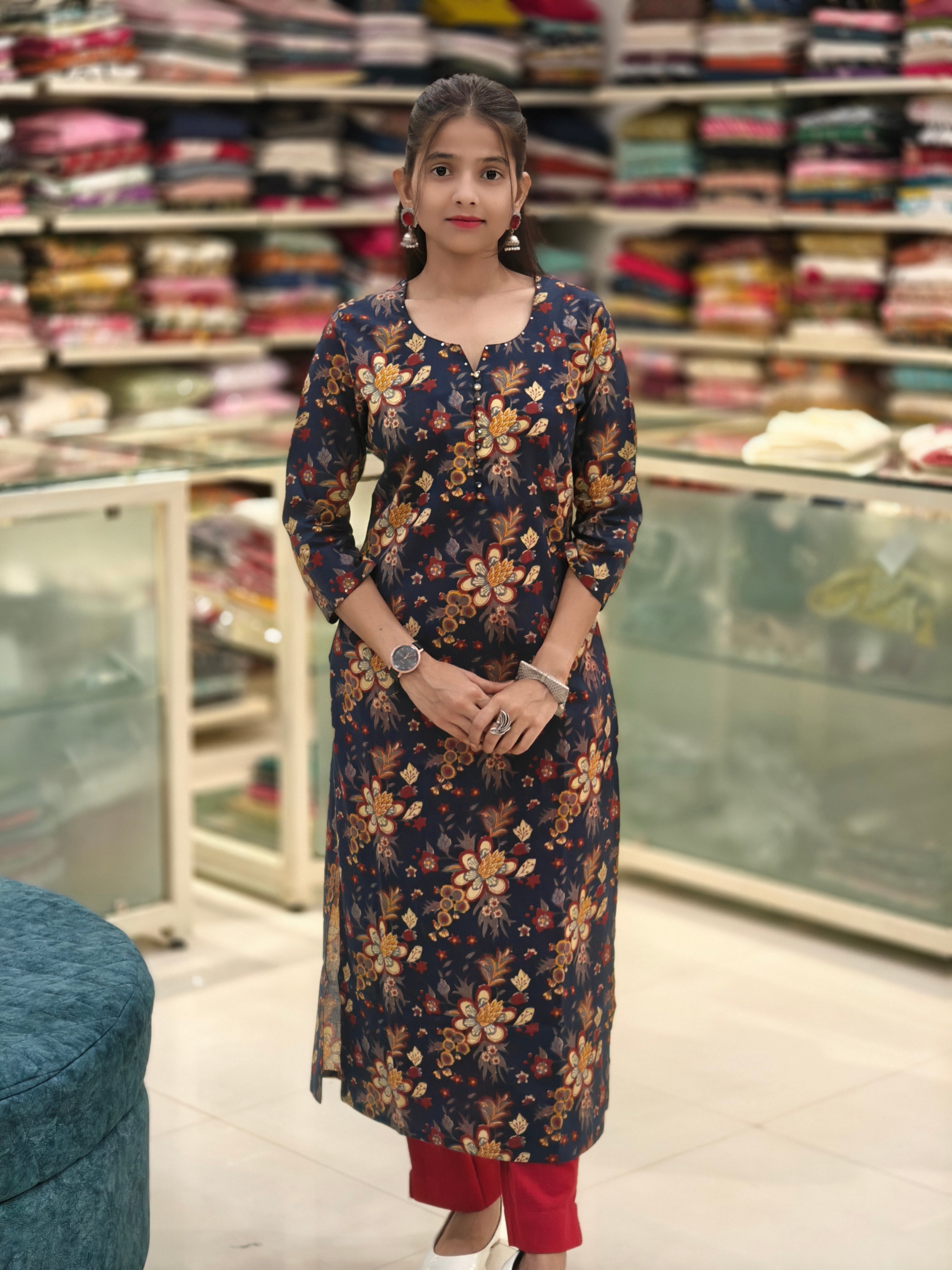 Pure Cotton Kurti 013826