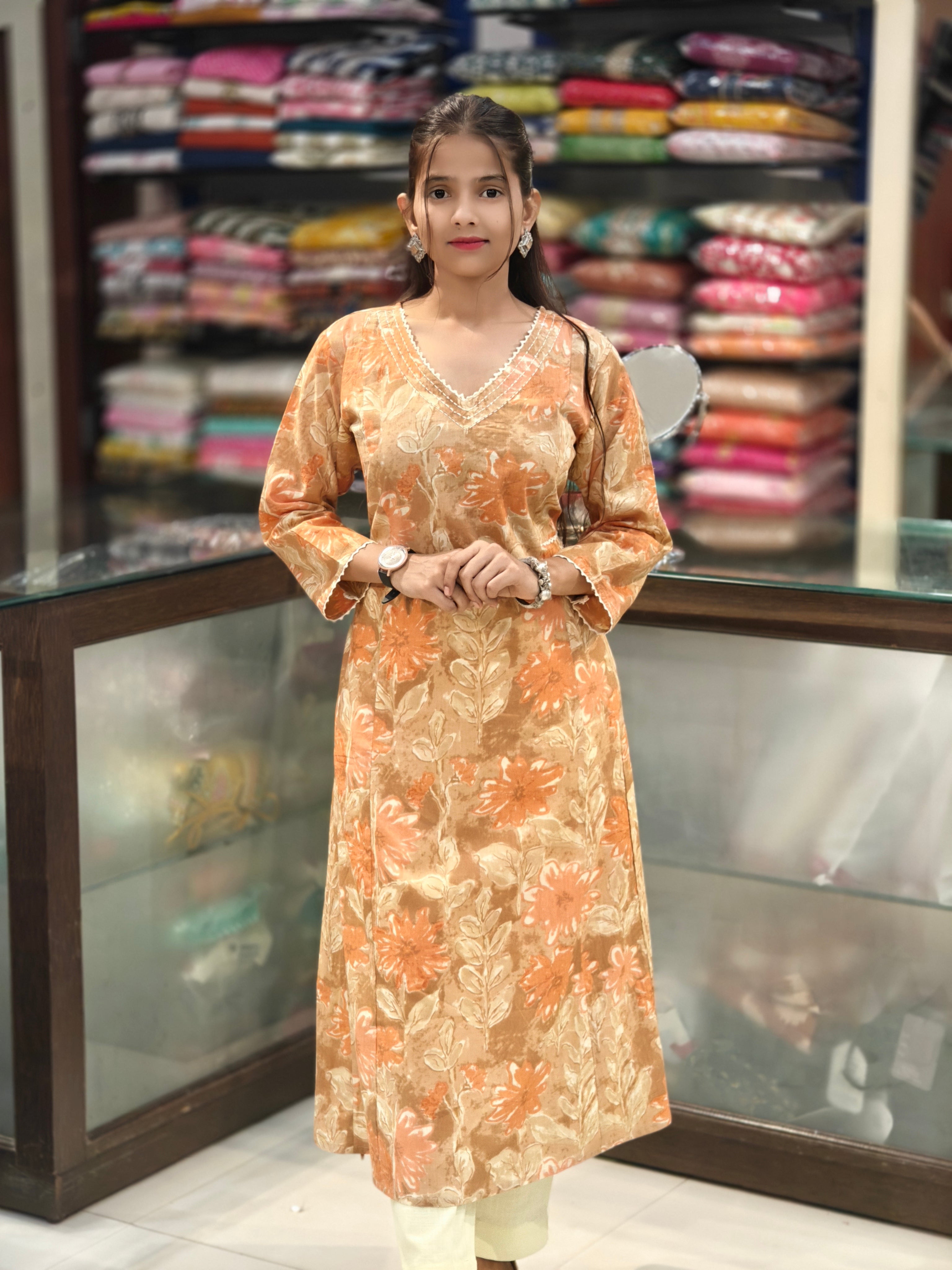 Pure Cotton Kurti 013830