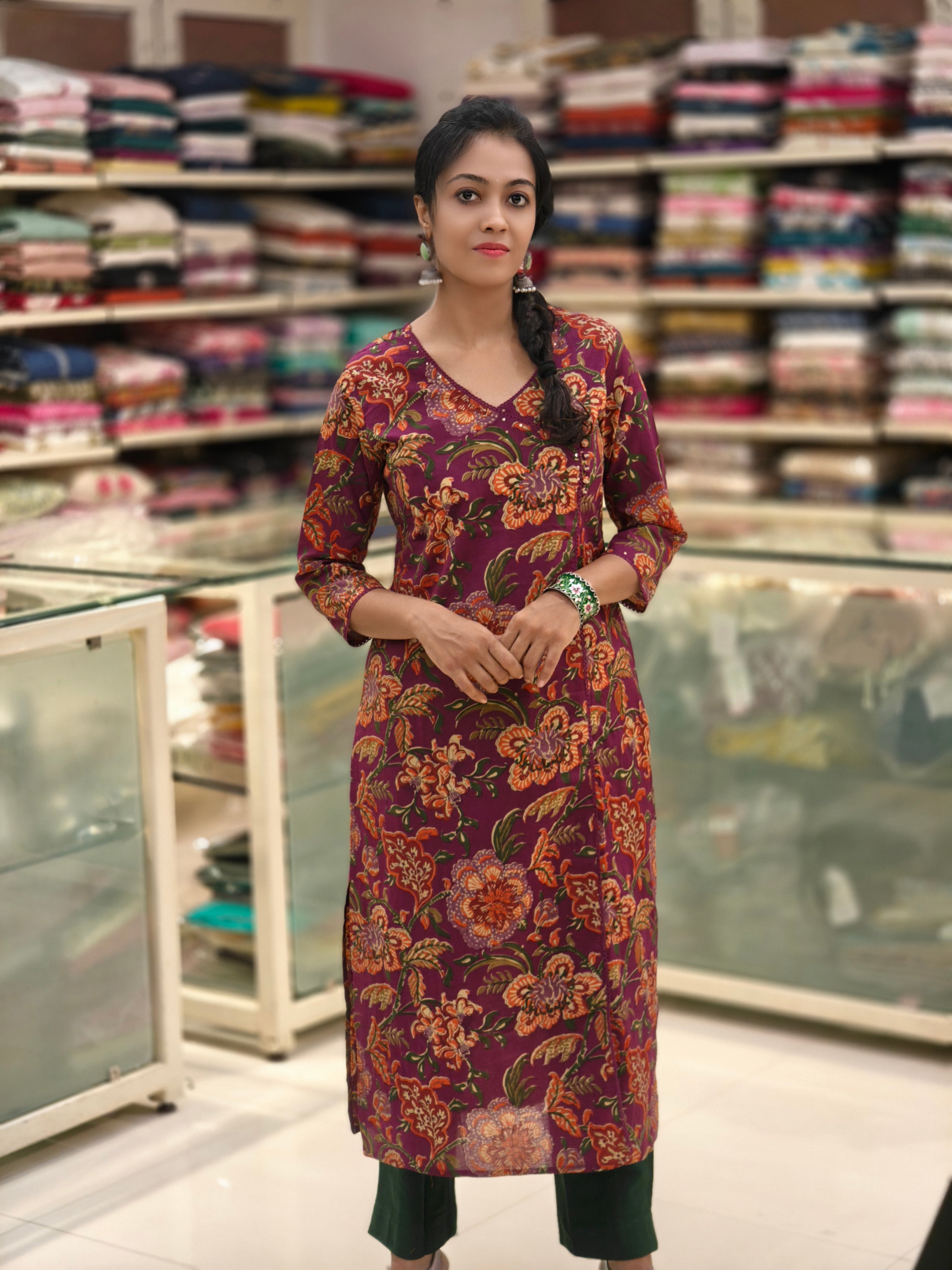 Pure Cotton Kurti 013831