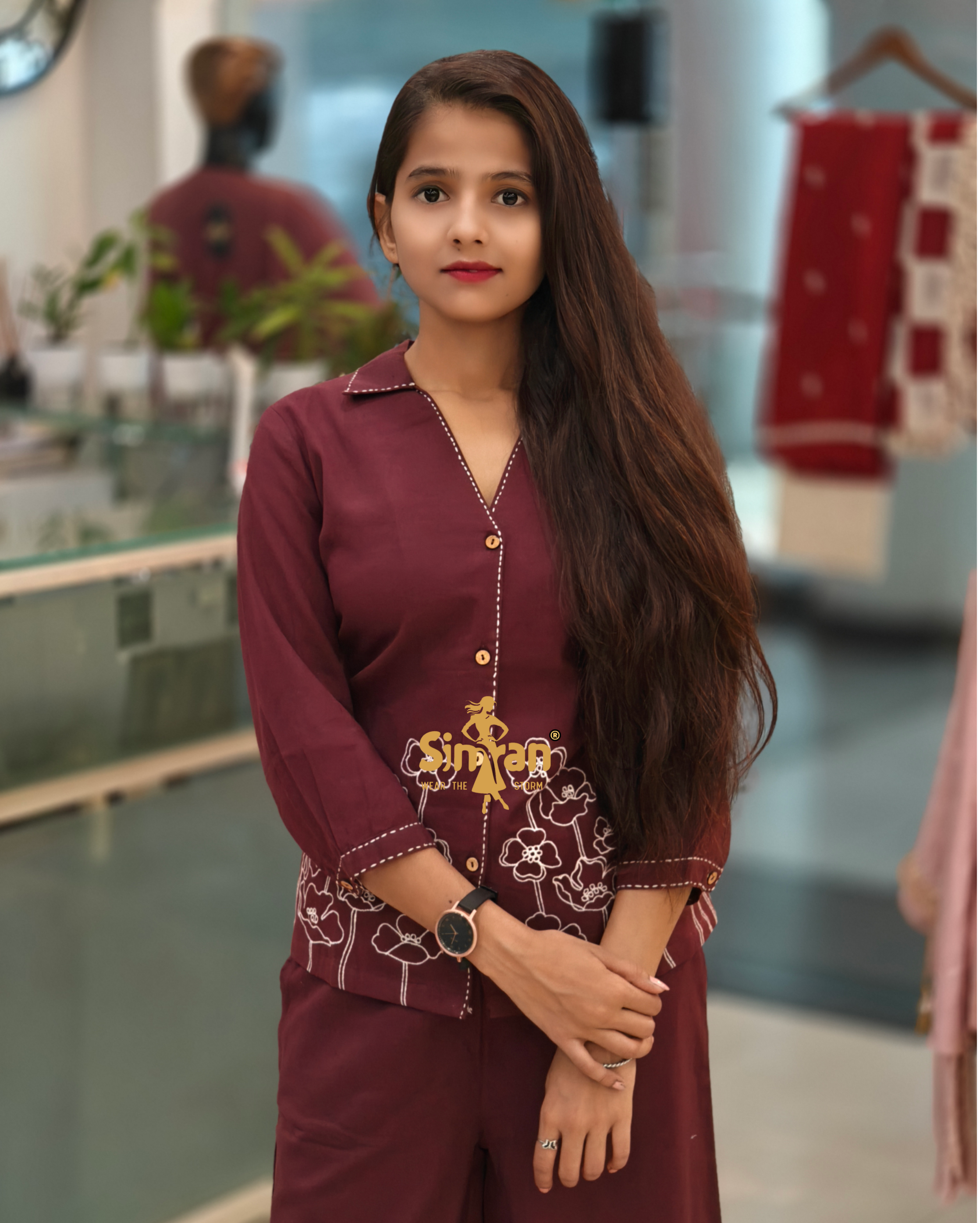 Linen Cotton Co-ord Set 013888