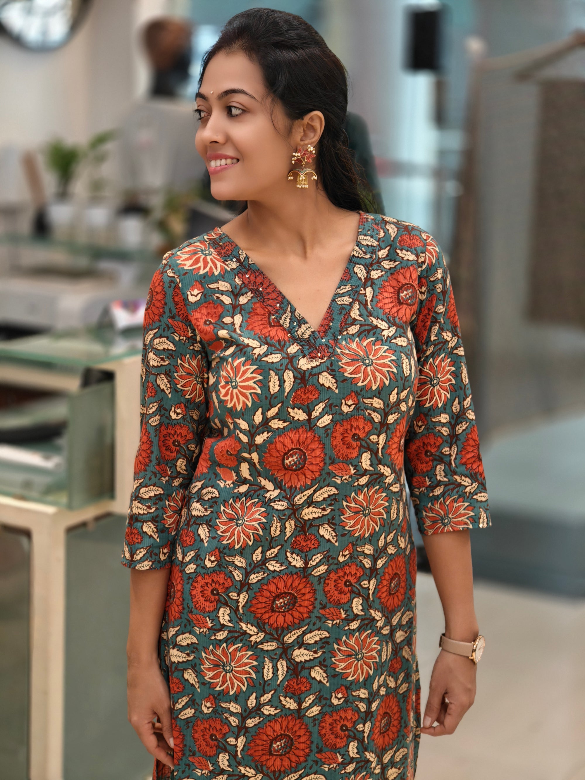 Pure Cotton Kurti 011833