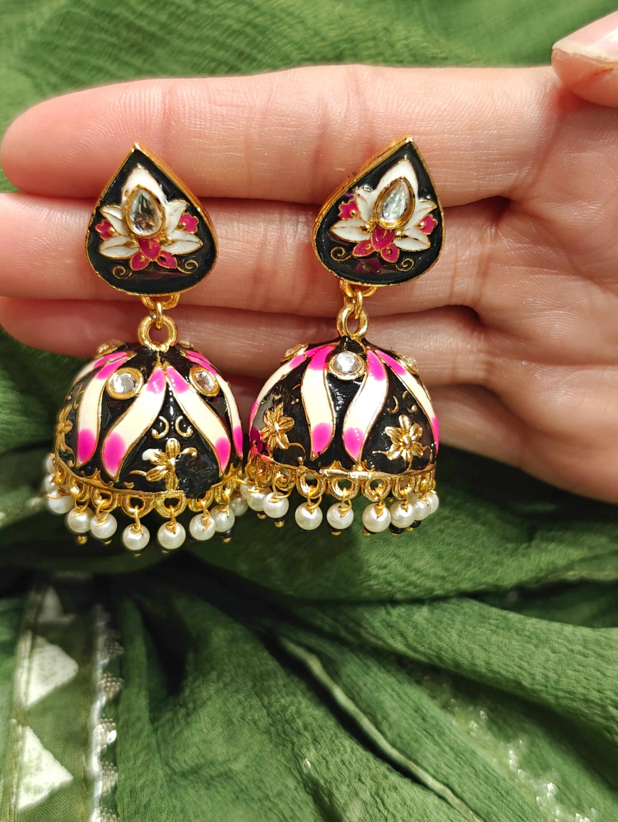Meera Jhumki Earrings 012341