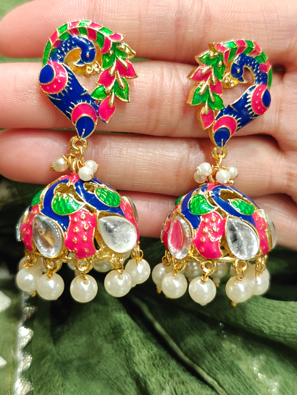 Mokshit Jhumki Earrings 012365
