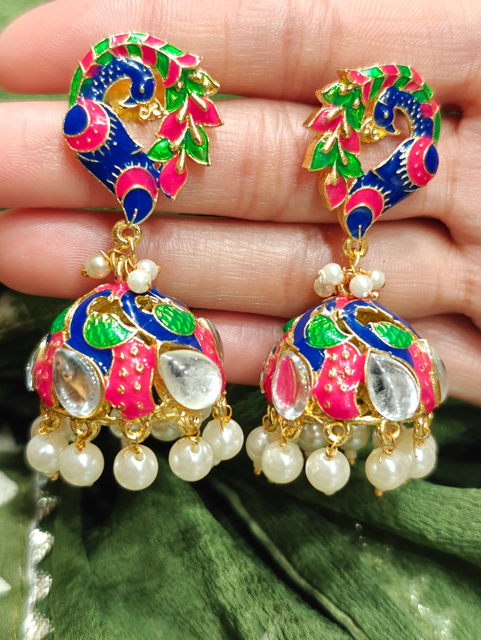 Mokshit Jhumki Earrings 012365