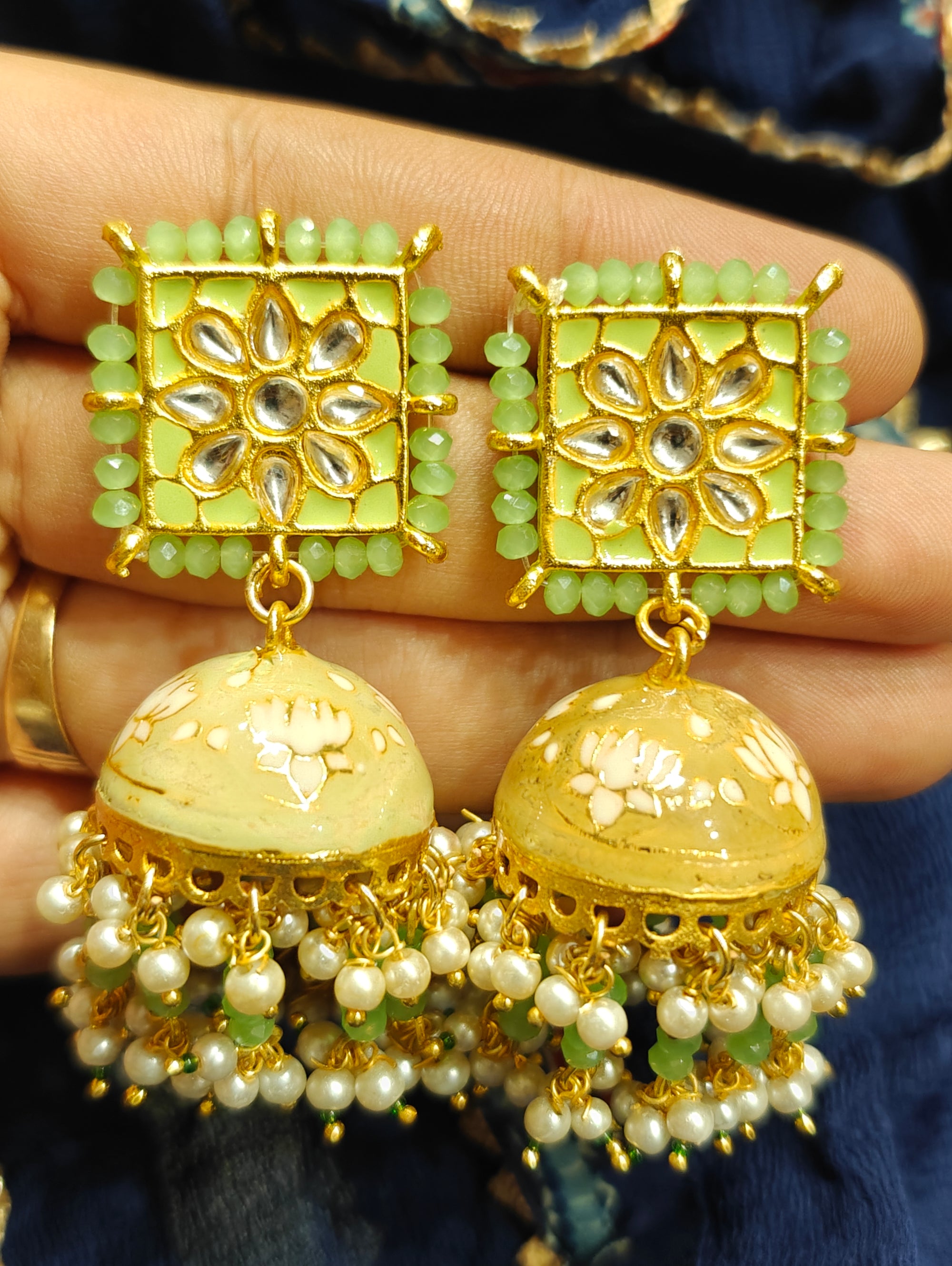 Reha Jhumki Earrings 012380