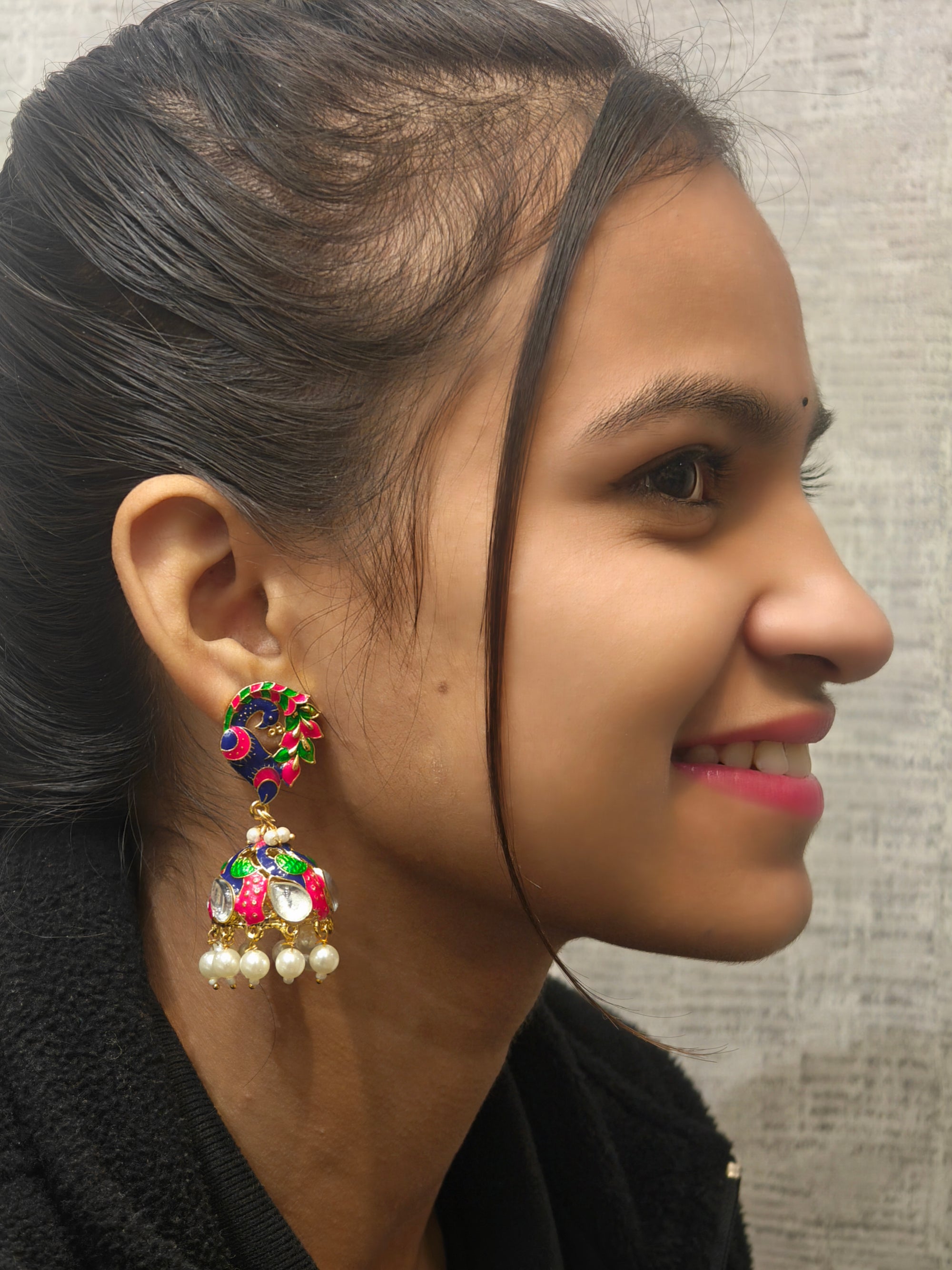 Mokshit Jhumki Earrings 012365