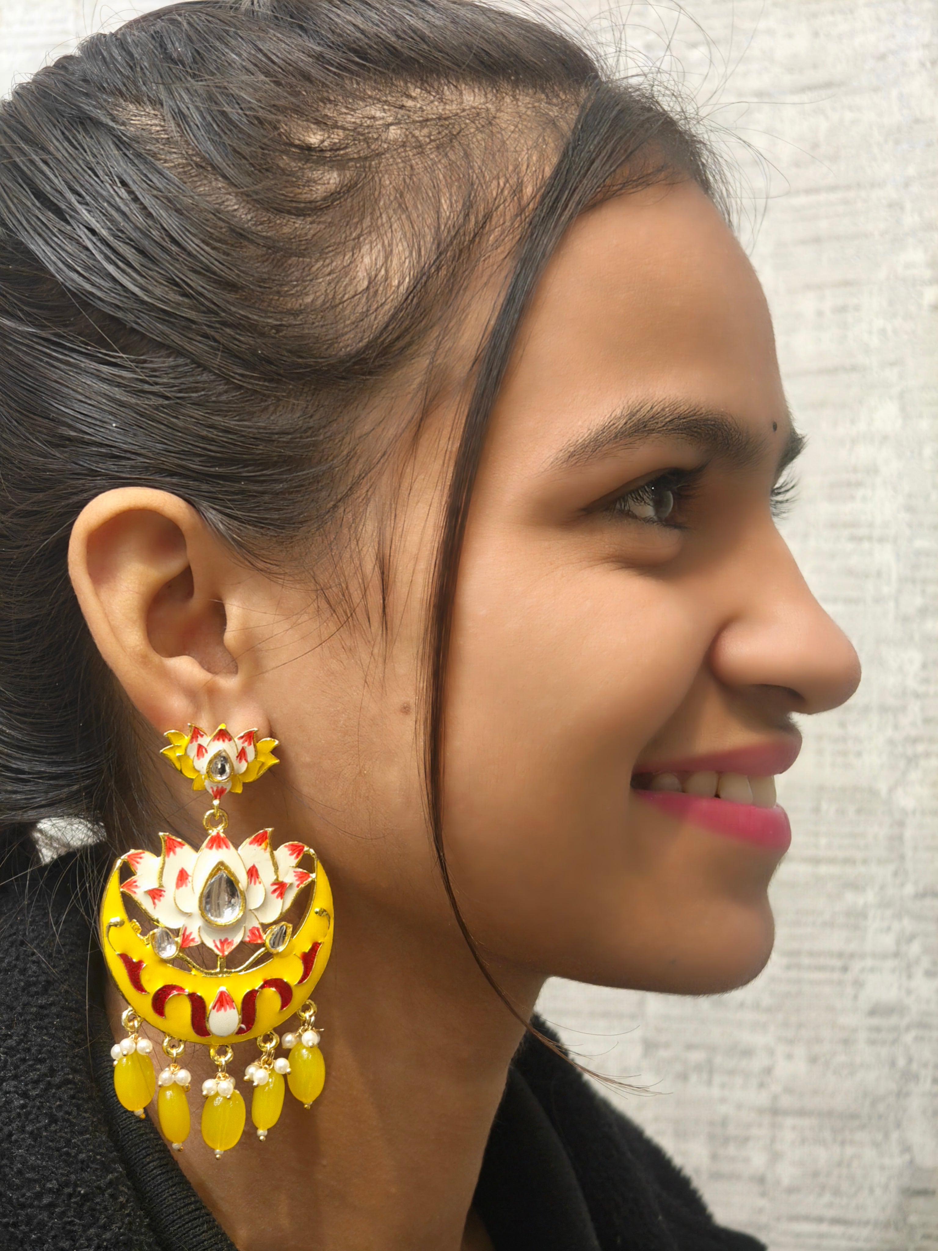 Abhinaya Beaded Chandbali 012346