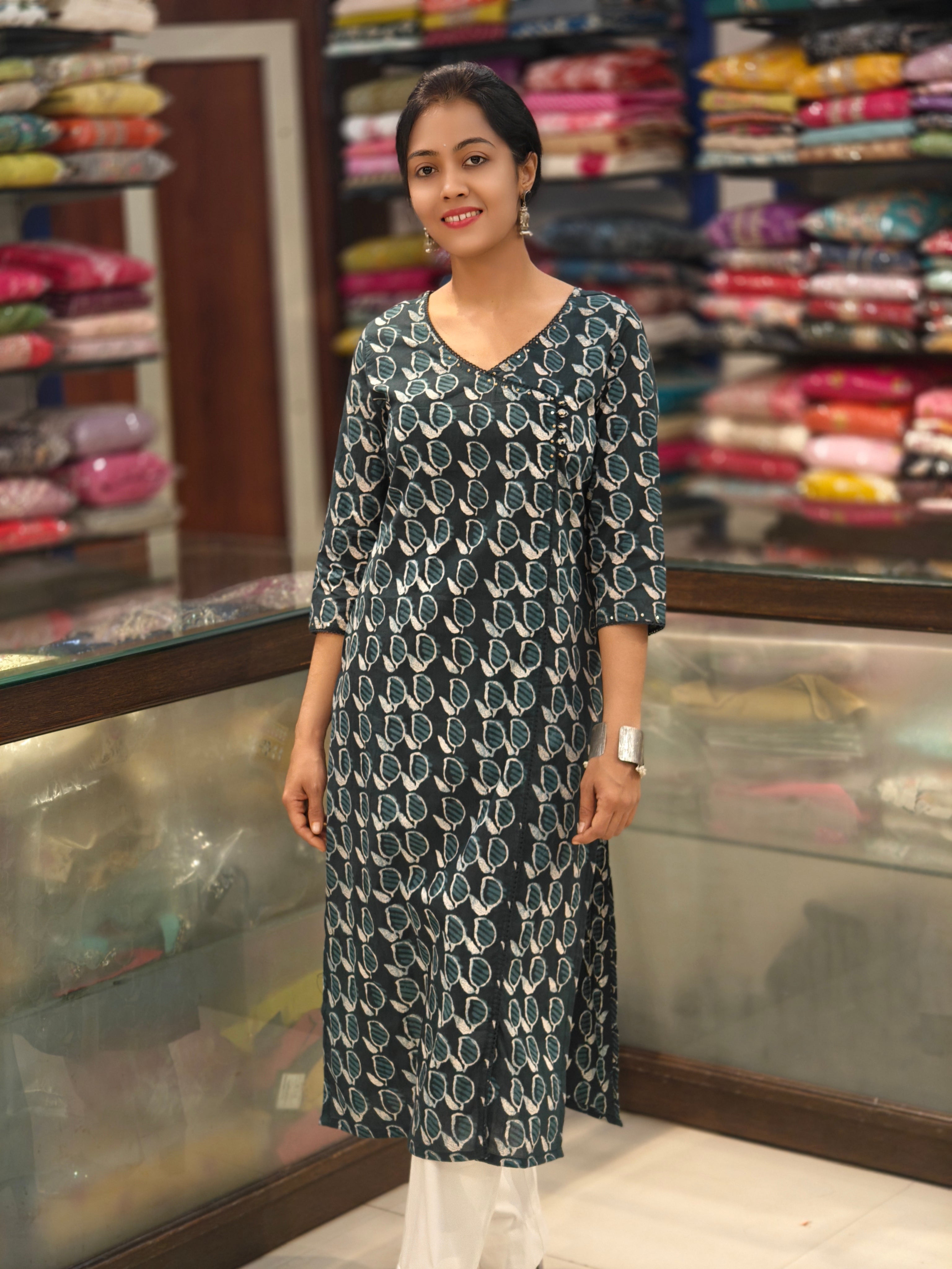 Pure Cotton Kurti 012754