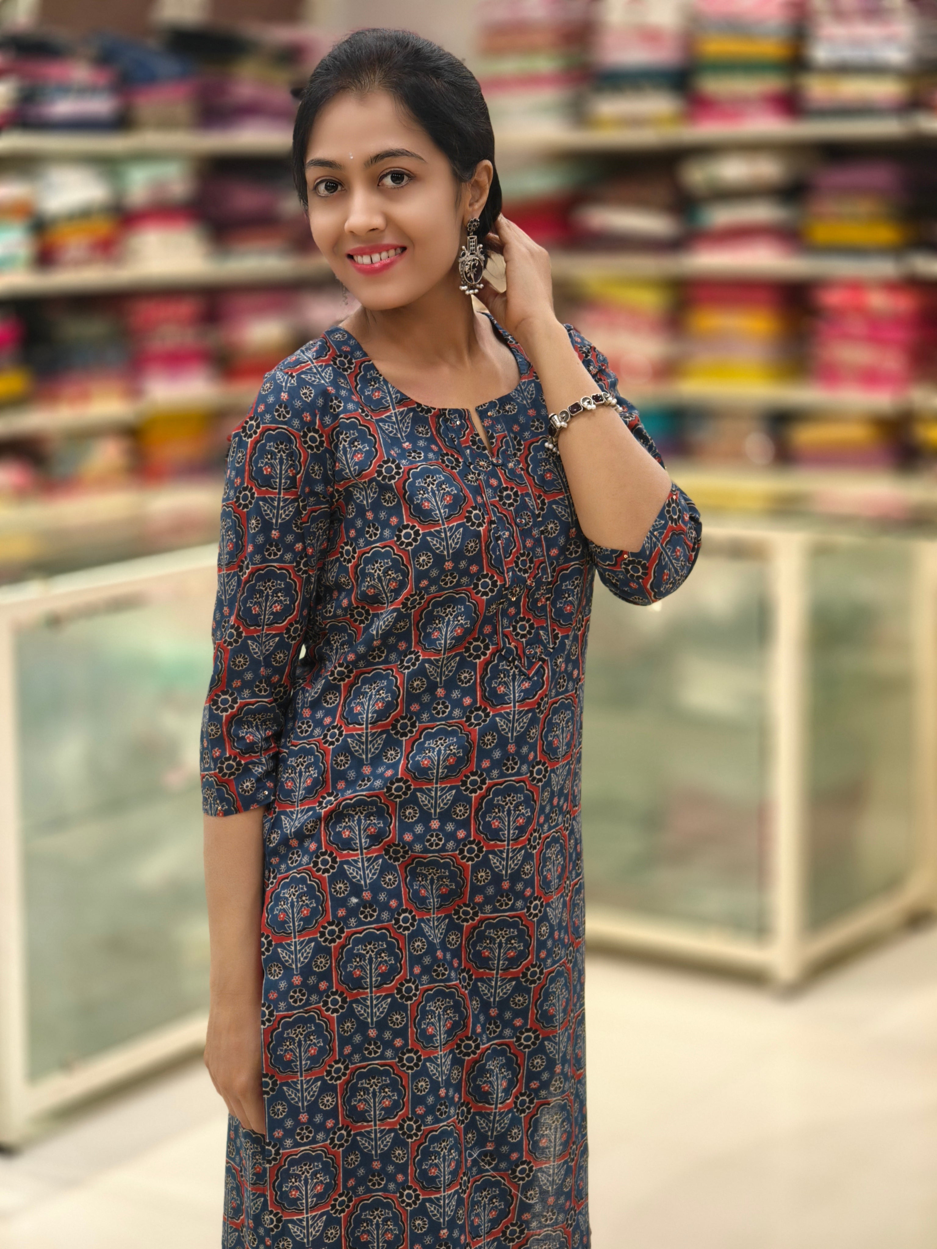 Pure Cotton Kurti 012768