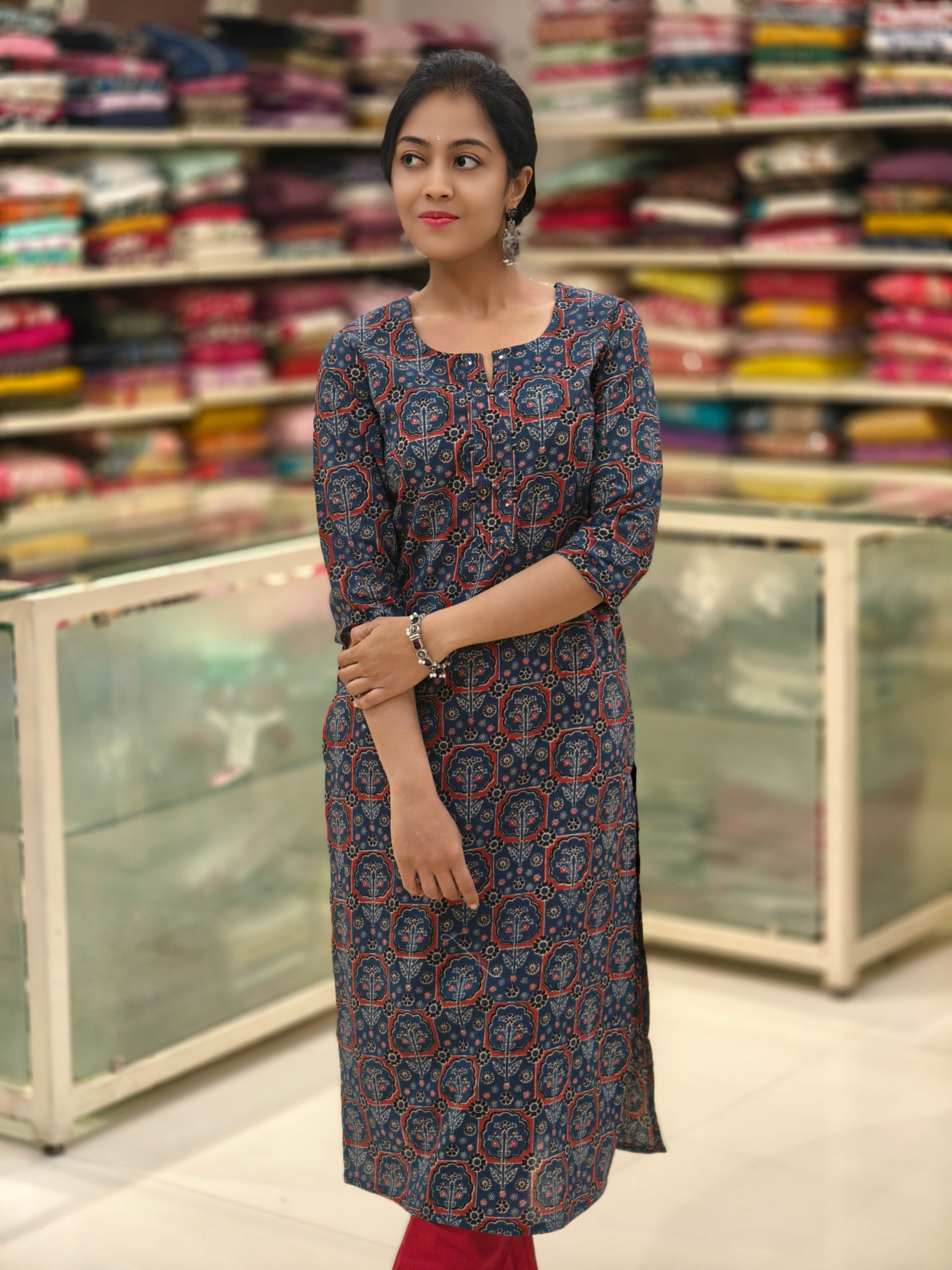 Pure Cotton Kurti 012768