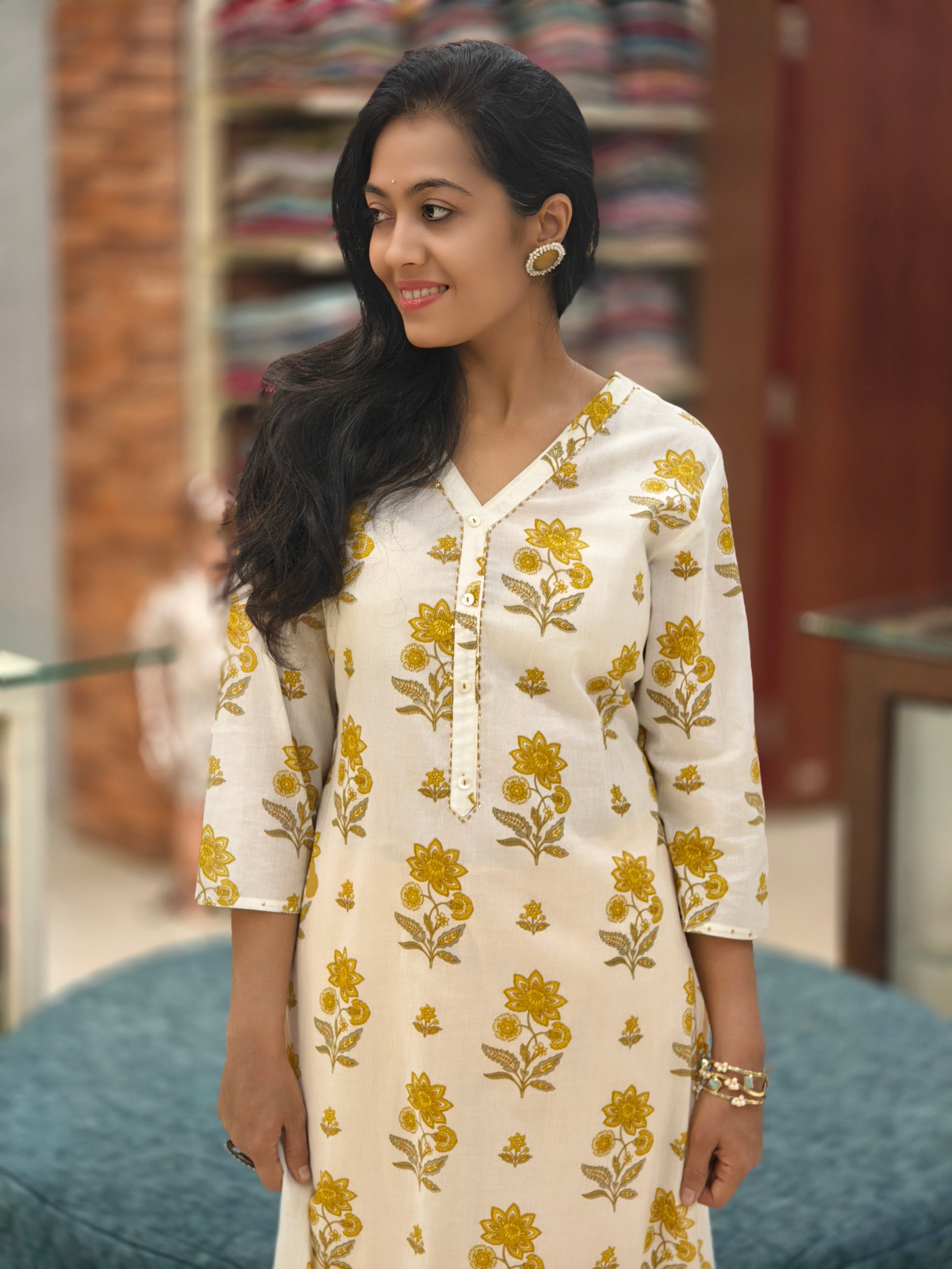 Pure Cotton Kurti 013045