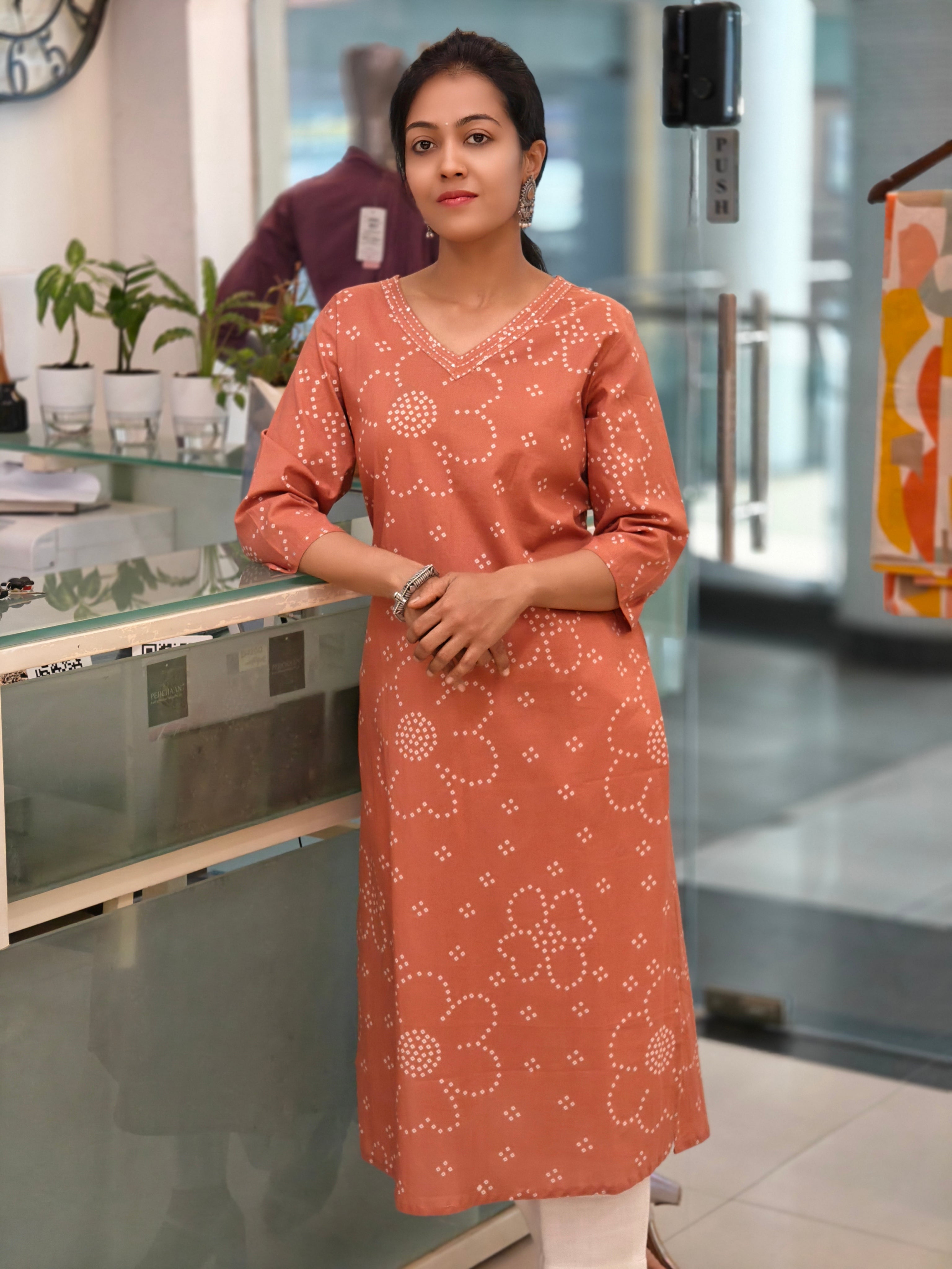 Pure Cotton Kurti 013051