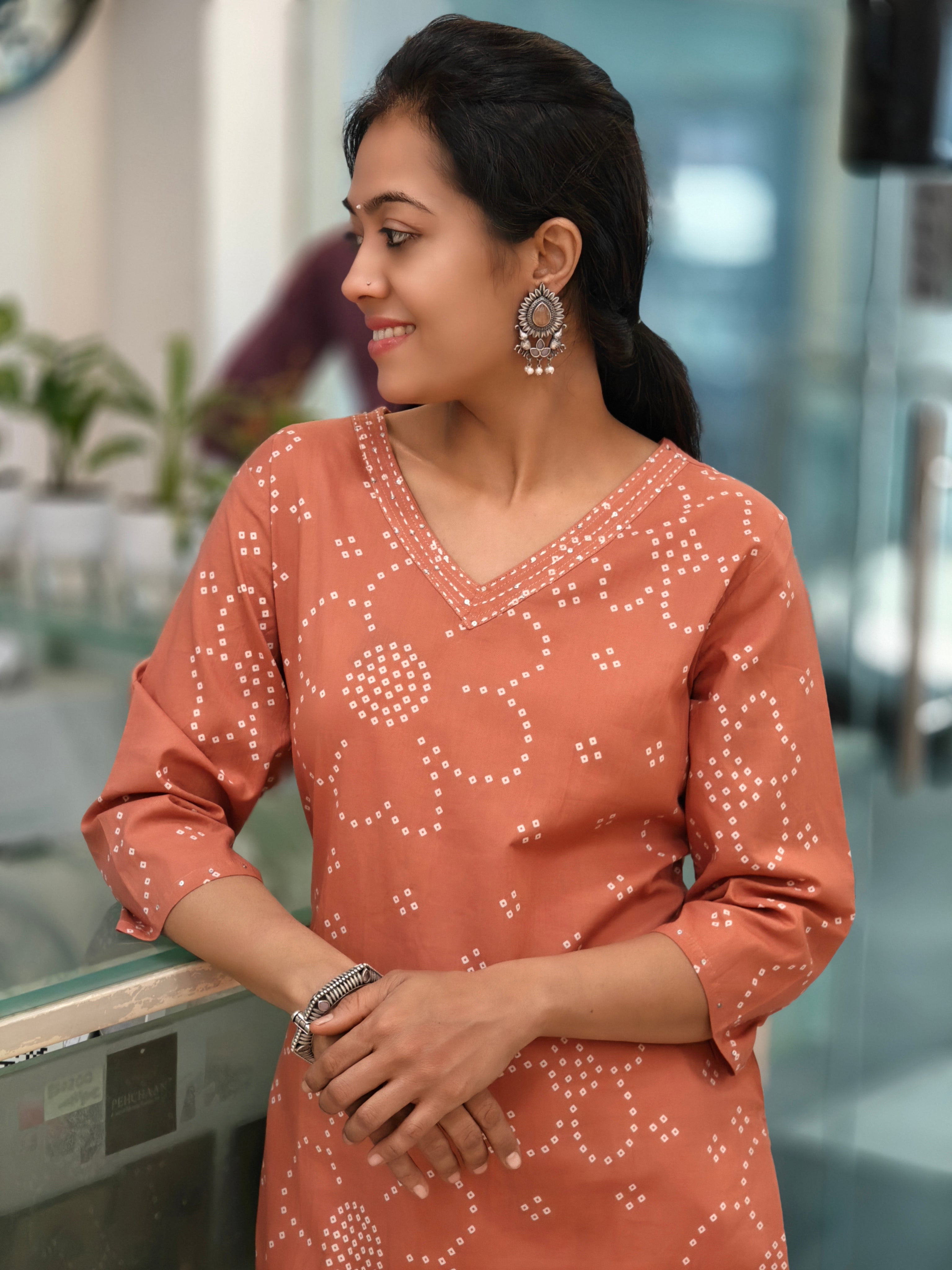 Pure Cotton Kurti 013051