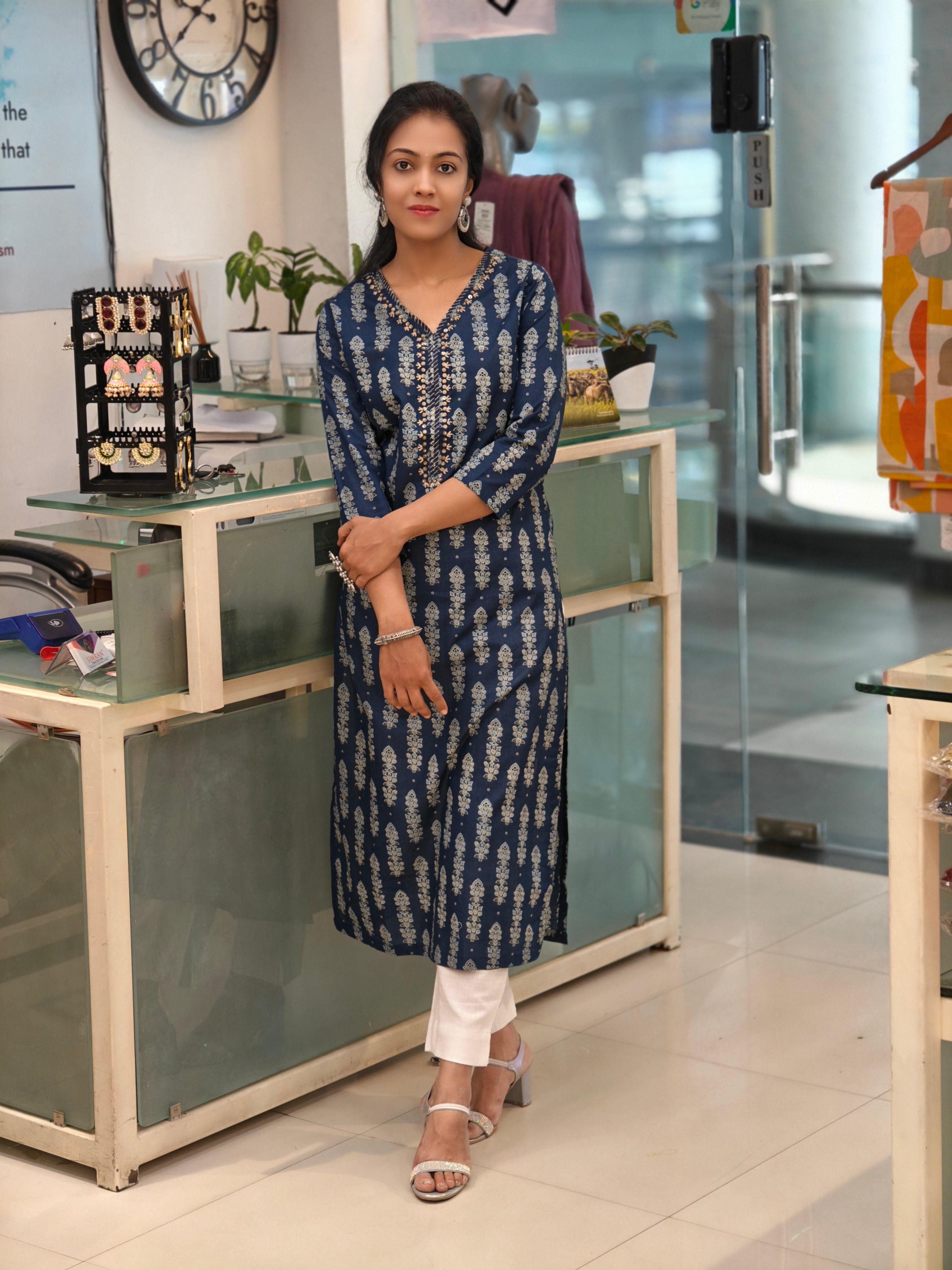 Pure Cotton Kurti 013062