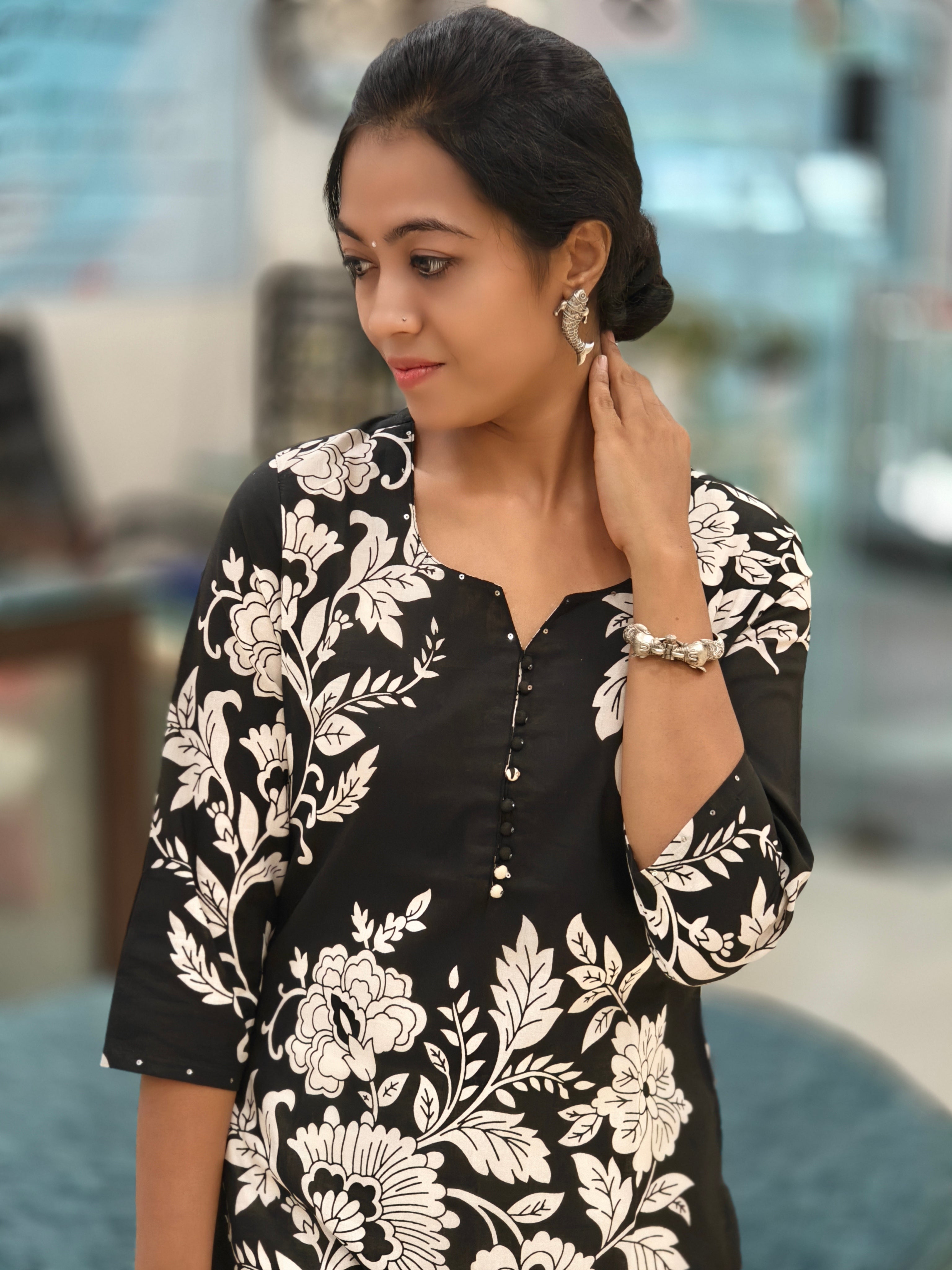 Pure Cotton Kurti 013822