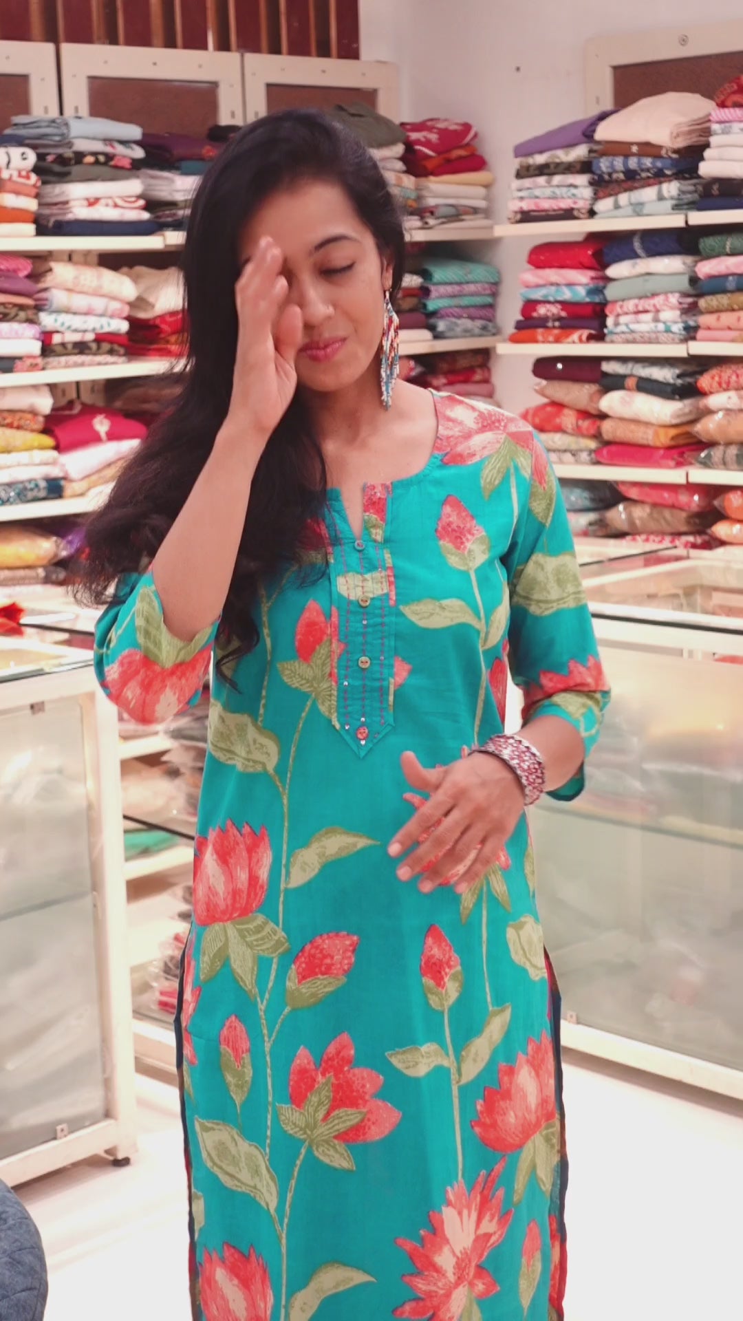 Pure Cotton Kurti 014145