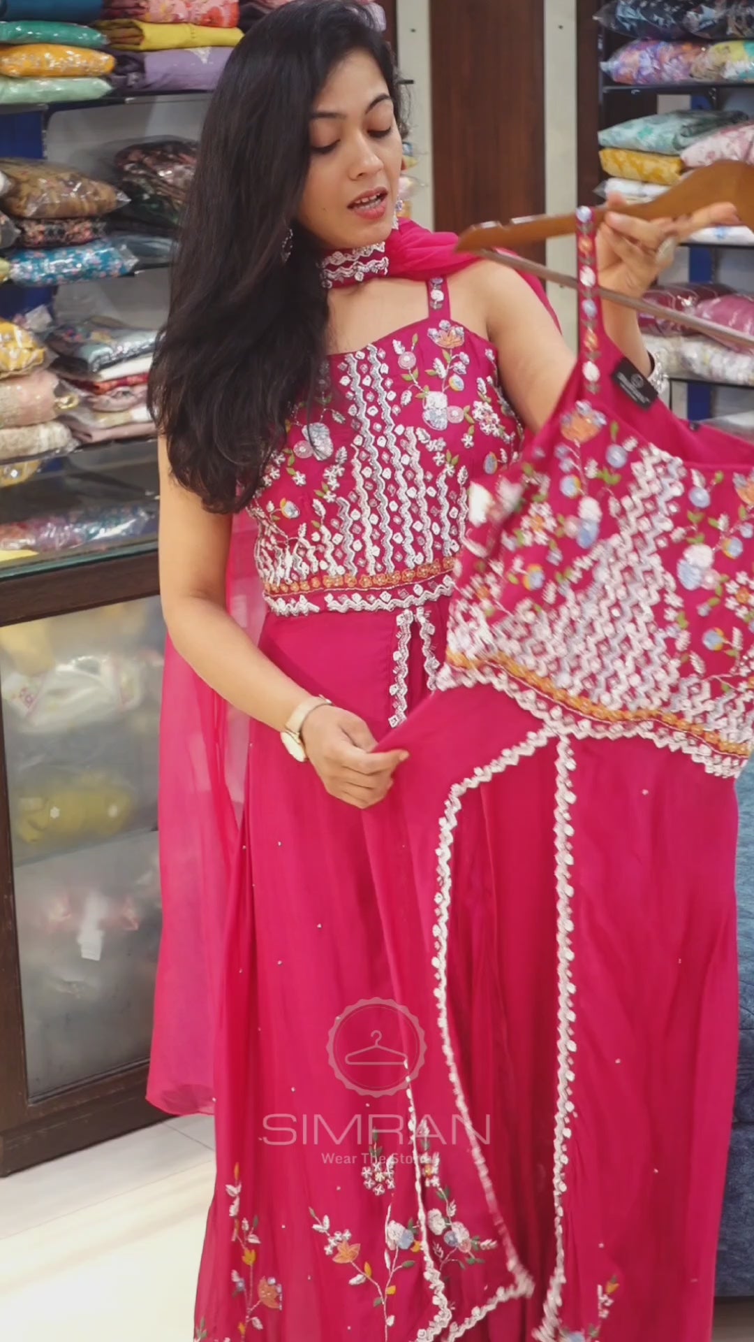 Exquisite party wear Indo-Western outfit